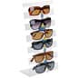 Eyeglass Display, Countertop, Slant Back Design, Holds 6 Pairs - Clear