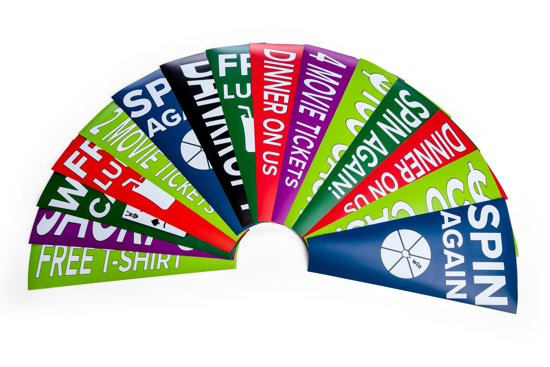 Digital solvent custom made fortune wheel graphics for PWSUPERBLK 