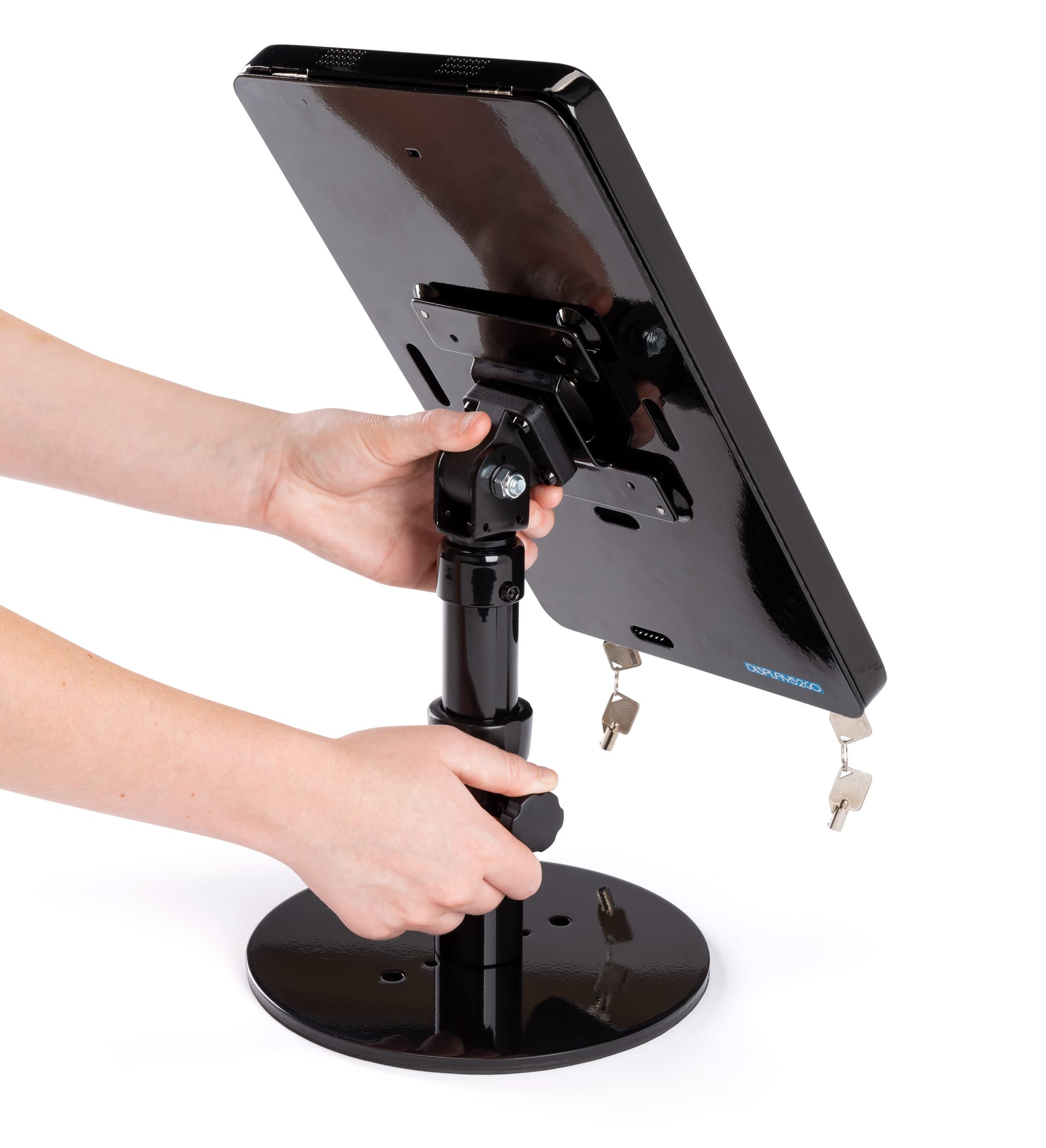 Adjustable height Microsoft Surface Pro counter stand