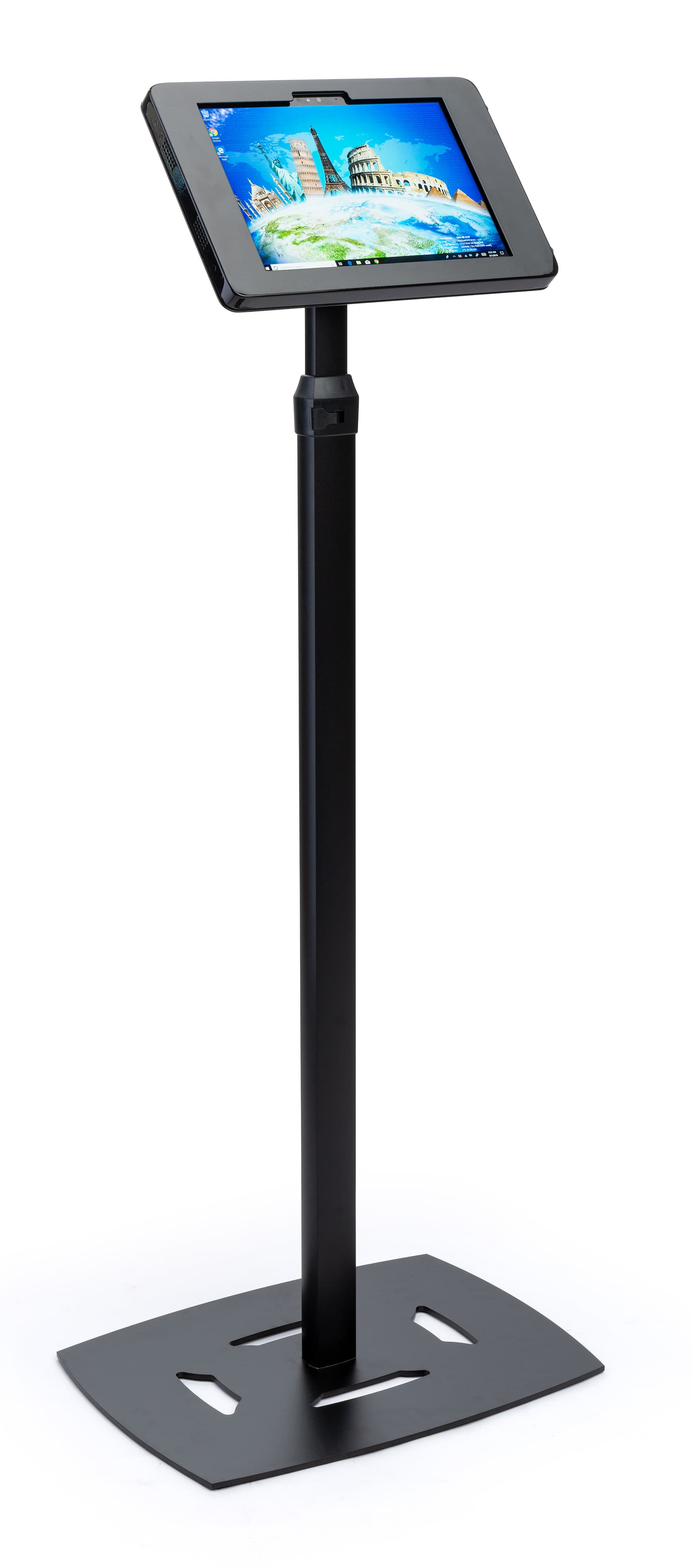 Freestanding Microsoft Surface Pro stand with portrait or landscape orientation settings