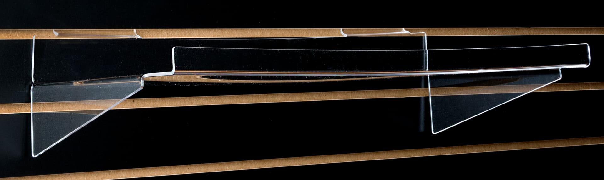 Slatwall Shelf with Lip