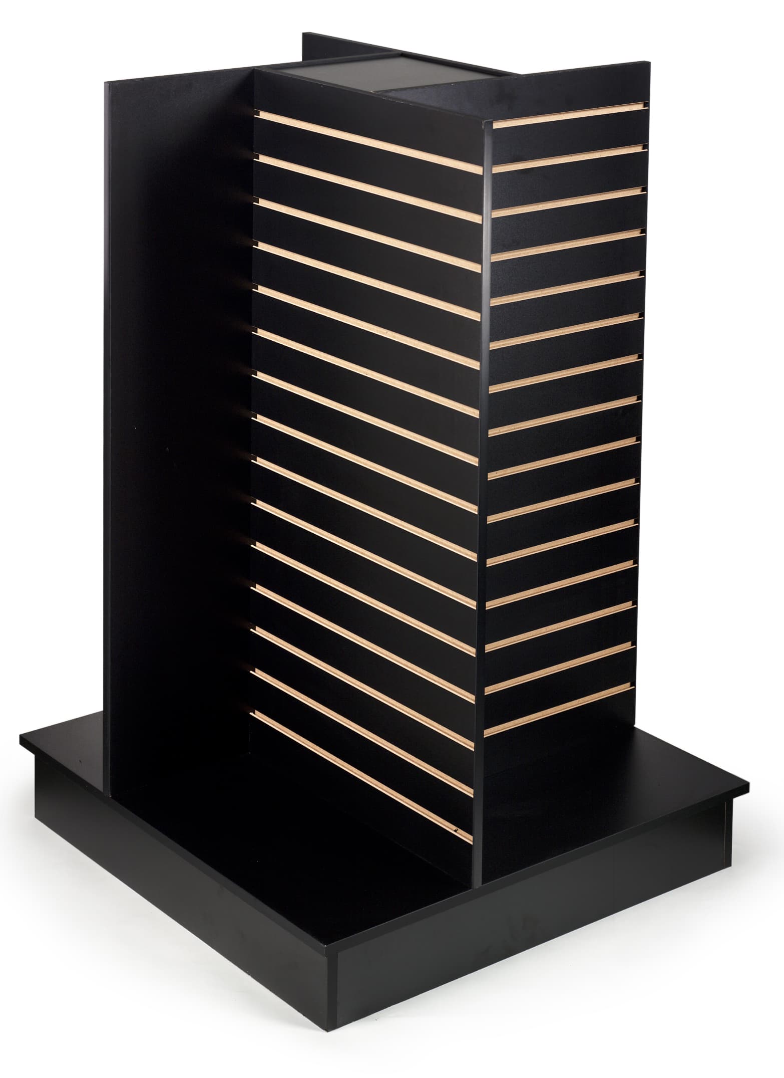 Black Slatwall Displays