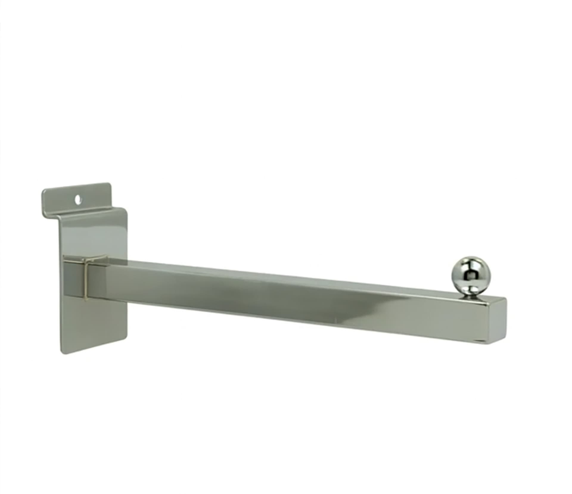 Slatwall straight square faceout with square tubing 
