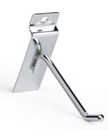 Metal 4" Chrome Single Hook Pin for Slat Panel