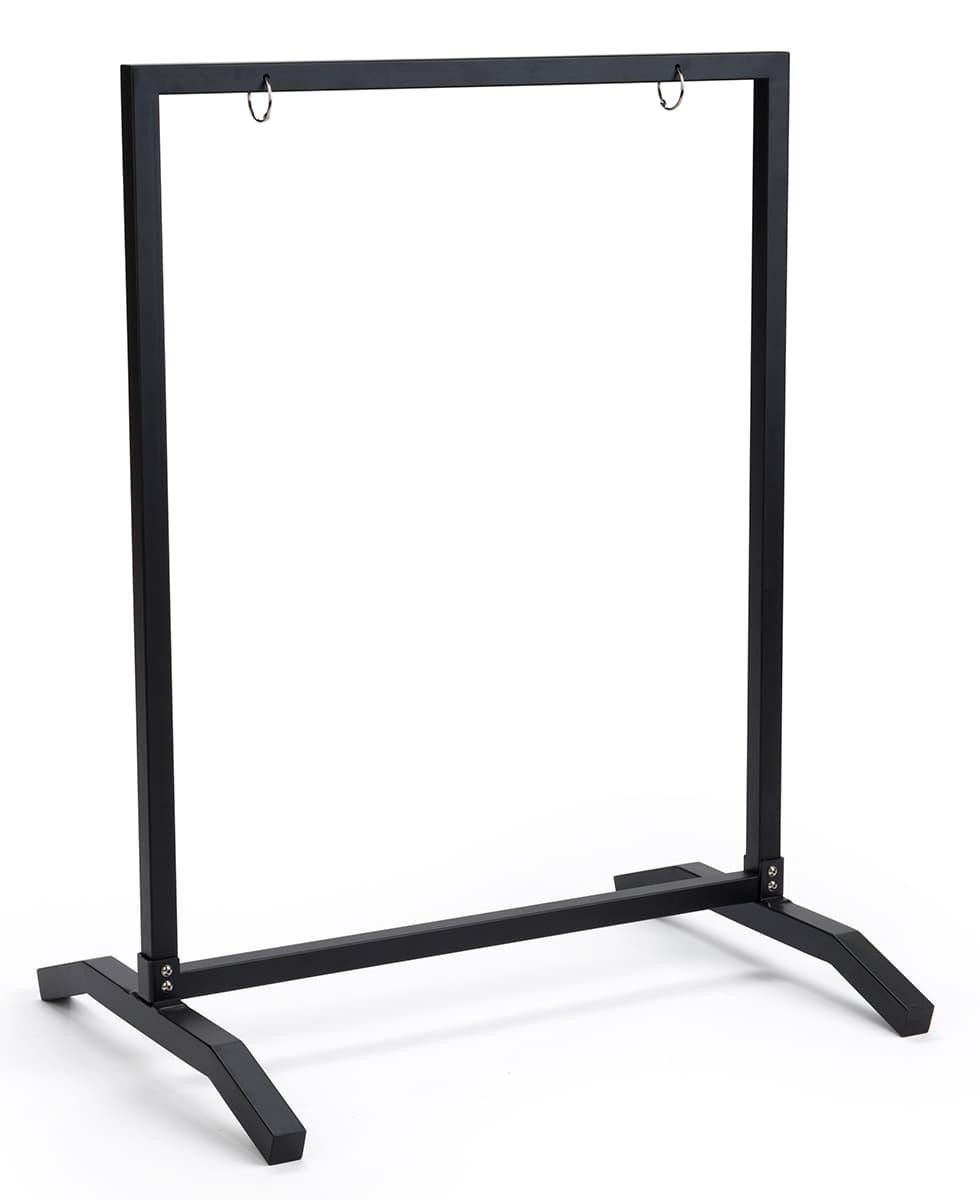 Weighted 22x28 black metal sidewalk sign holder 