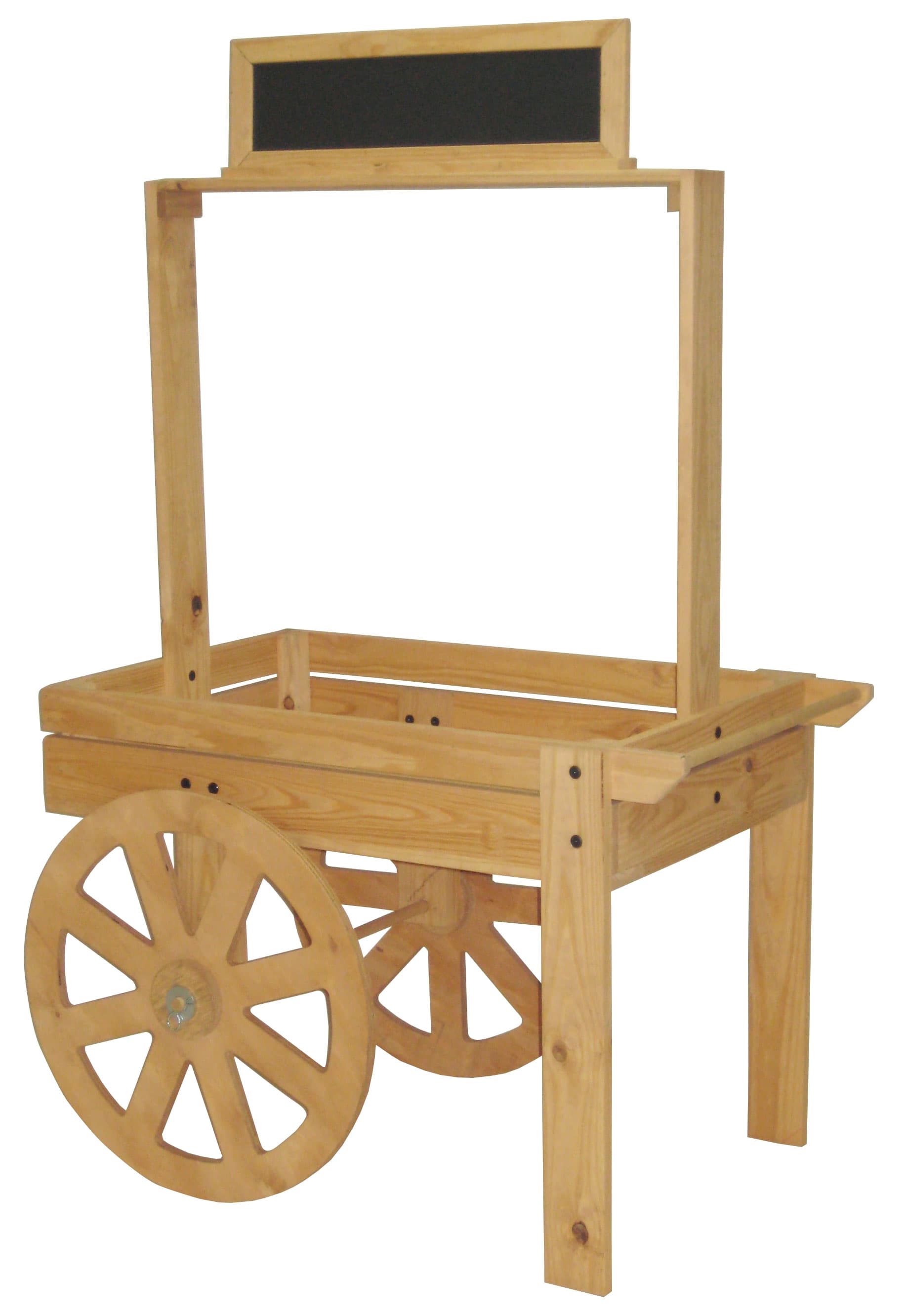 Wood Vendor Cart