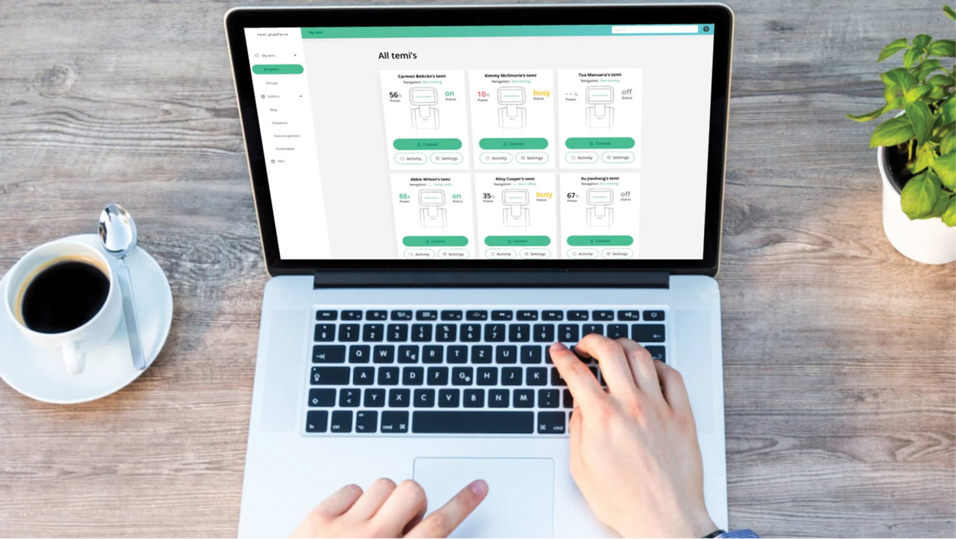 Personal assistant robot with simple online content management system for simple updates from your desktop 