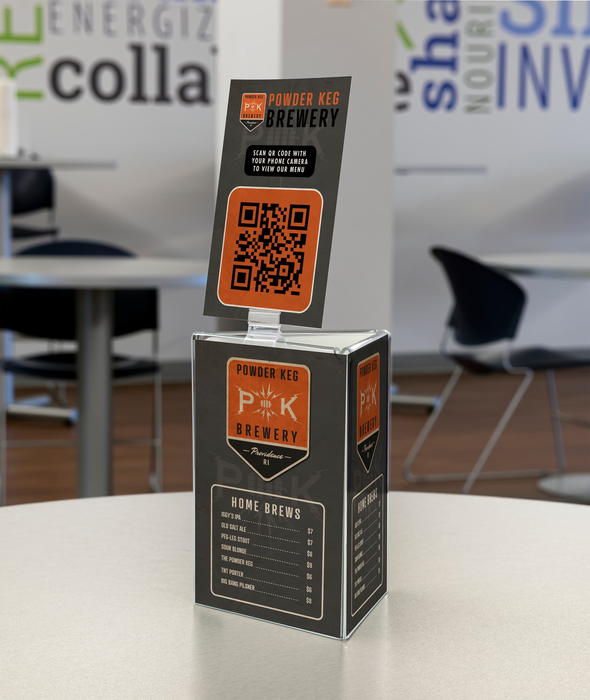 price card holder