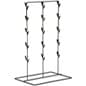 Merchandising Hangers with 30 Clips, Double Sided - Black