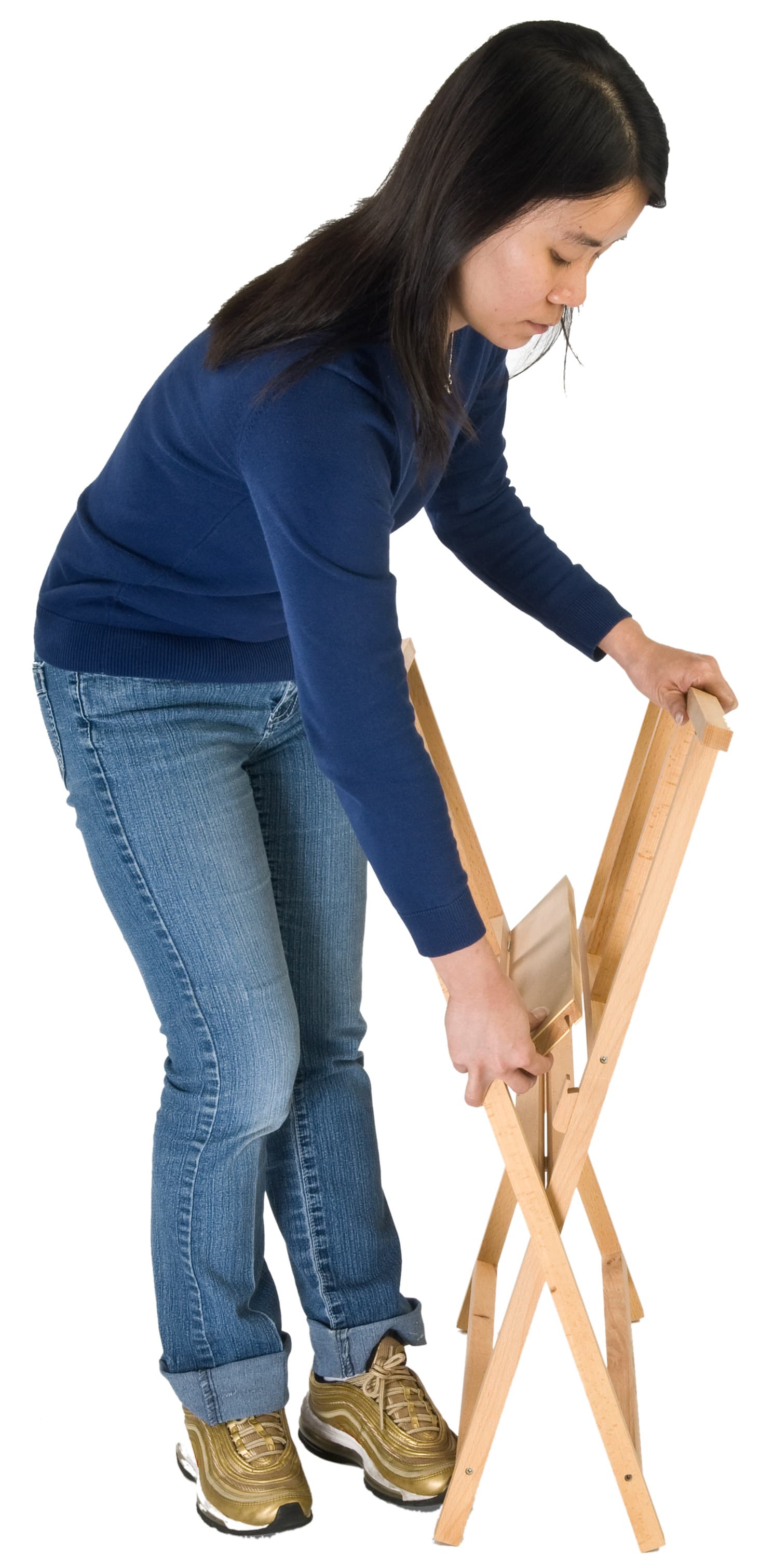 Print rack that is lightweight and easy to break down