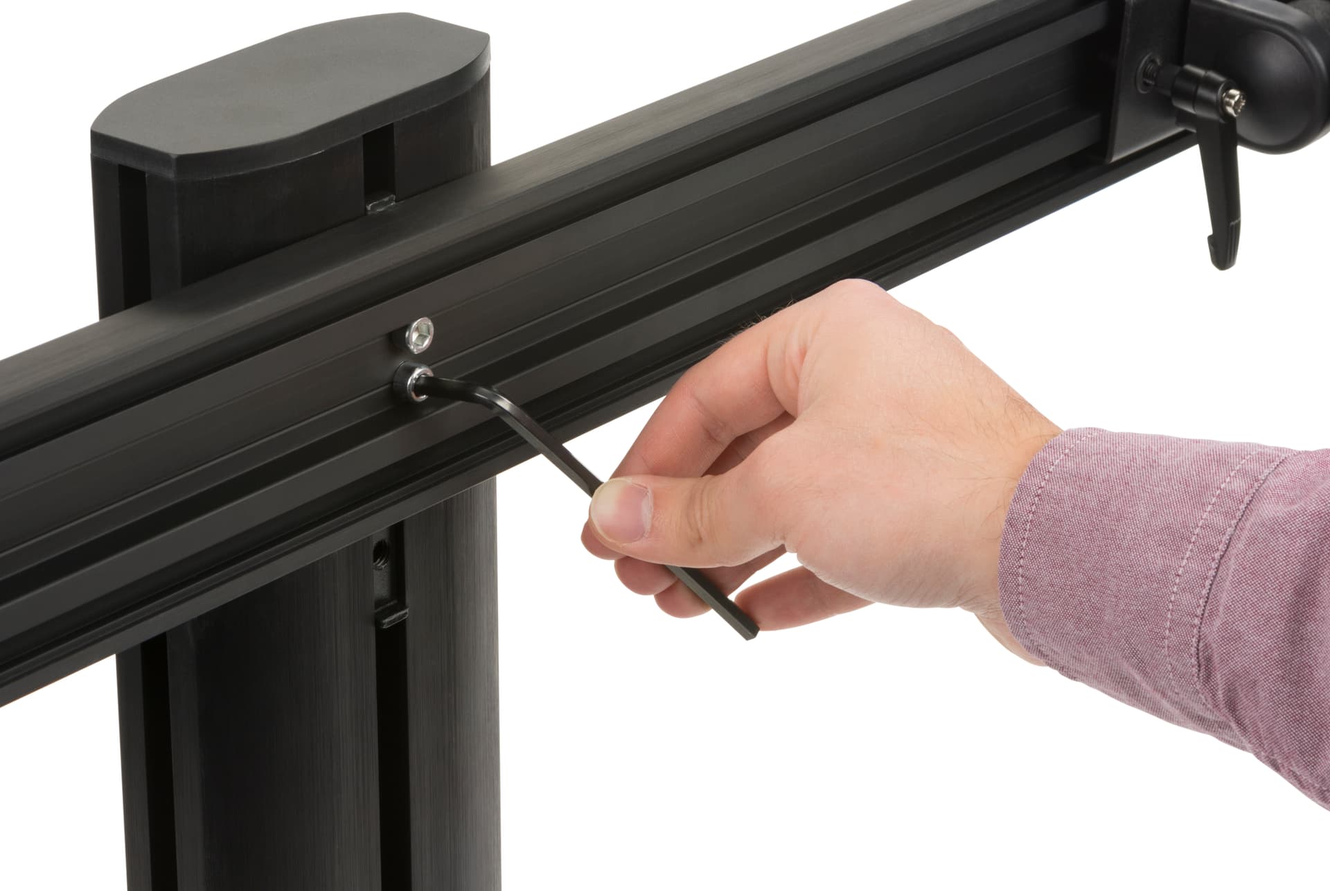 Height Adjustable Dual Screen Monitor Stand