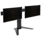 Desktop Dual Monitor Stand for 10"-32” Screens, Adjustable Height - Black