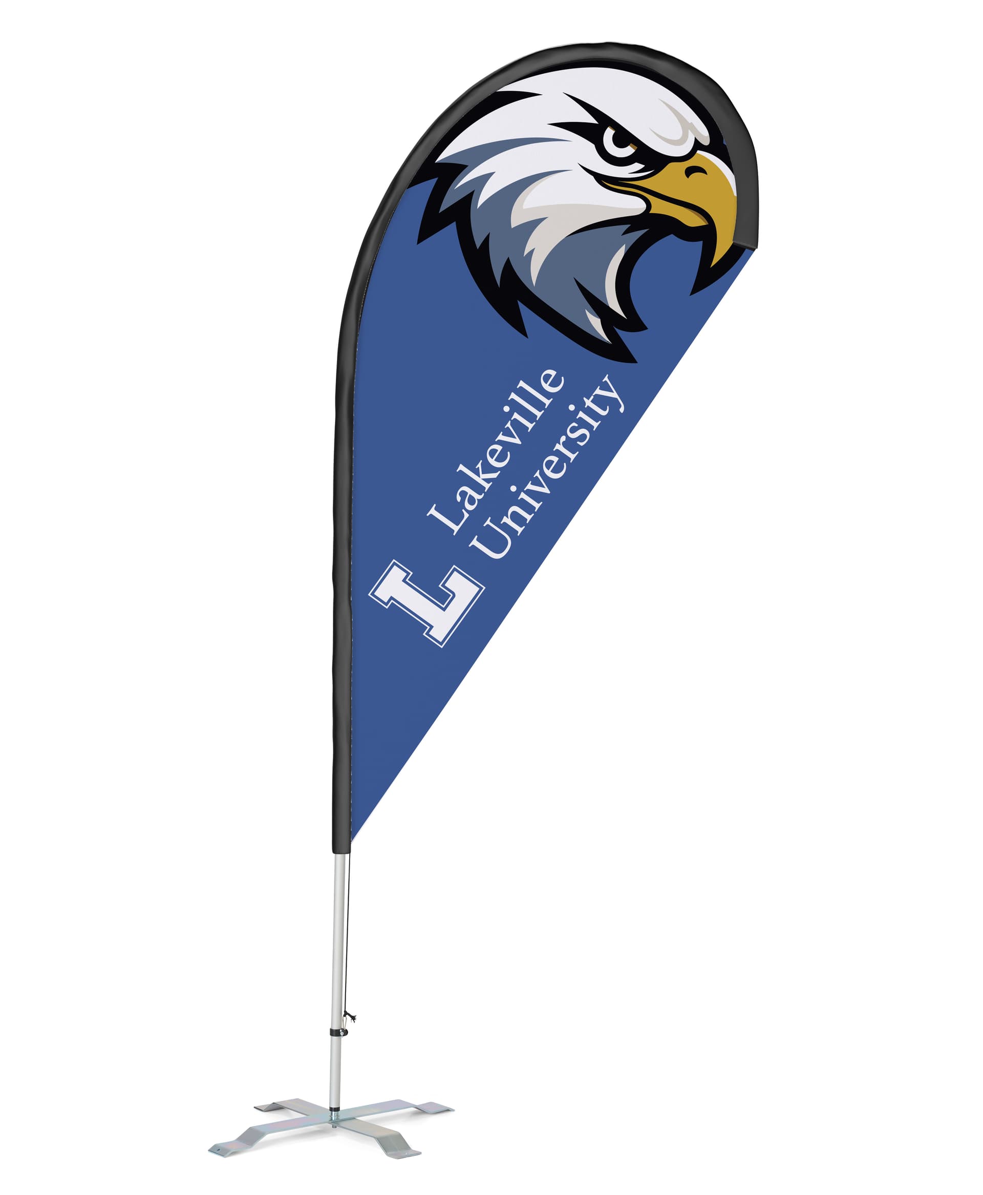 Single-Sided Replacement Flag for TDFKIT Custom Teardrop Flags is 6' tall