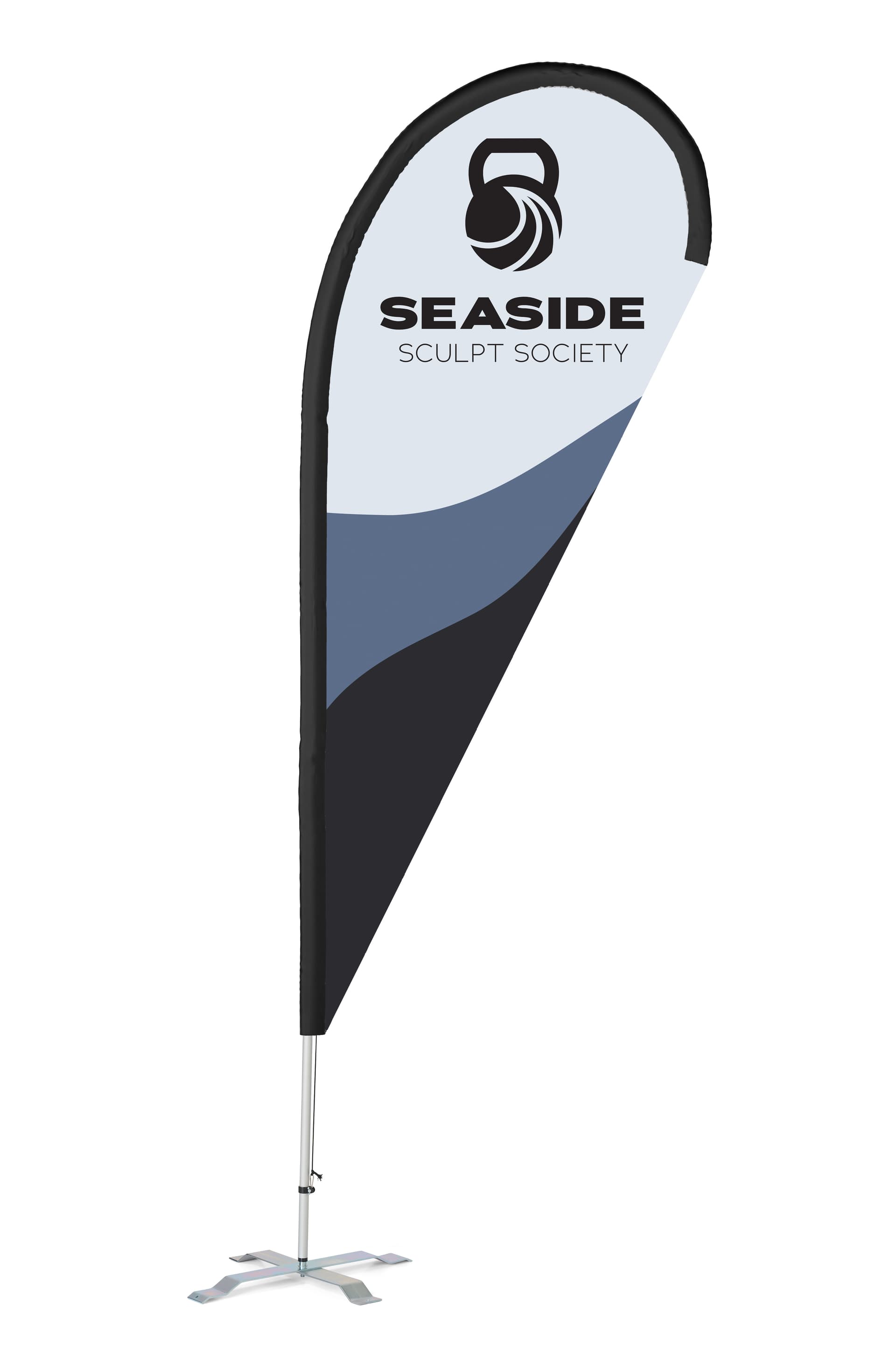 Single-Sided Replacement Flag for TDFKIT Custom Teardrop Flags is digitally printed for vivid, long-lasting graphics