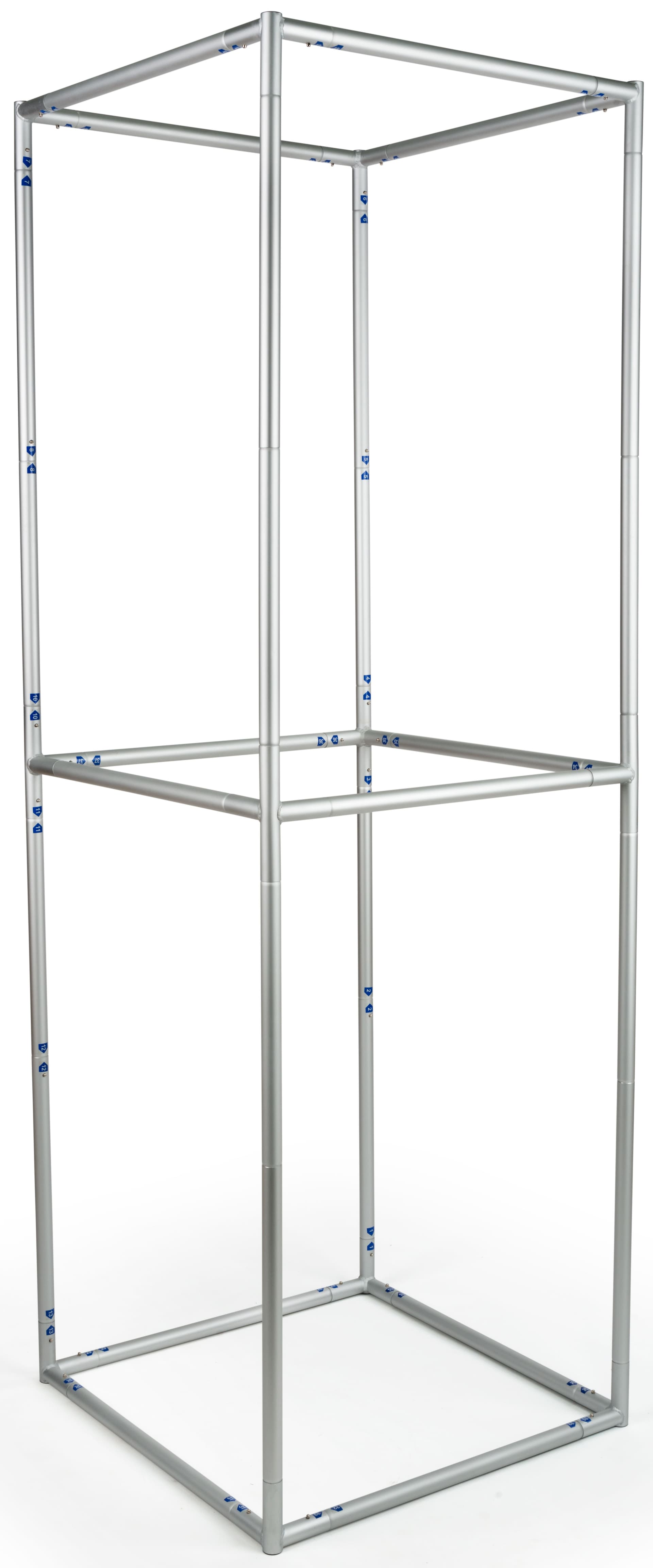 Printed pop up tower with aluminum frame 