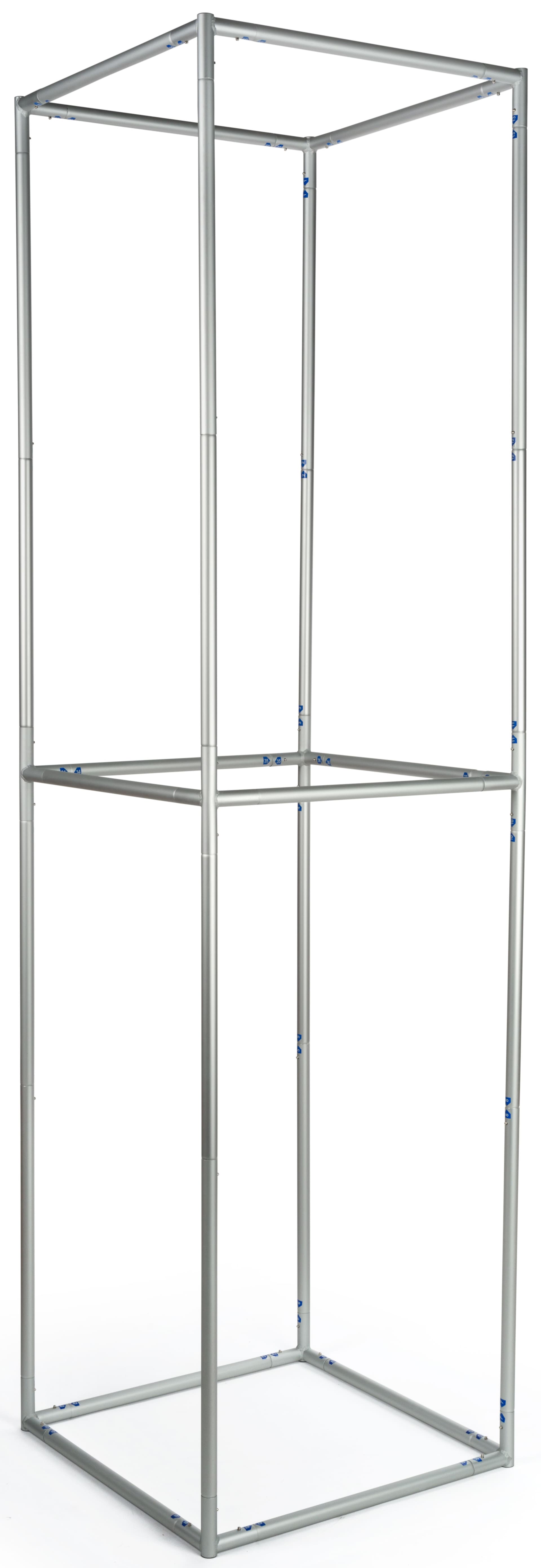 Printed pop up tower with sturdy aluminum frame