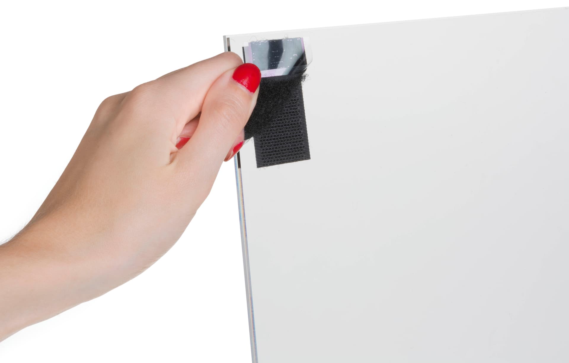 Sign Frame with Hook & Loop Strips