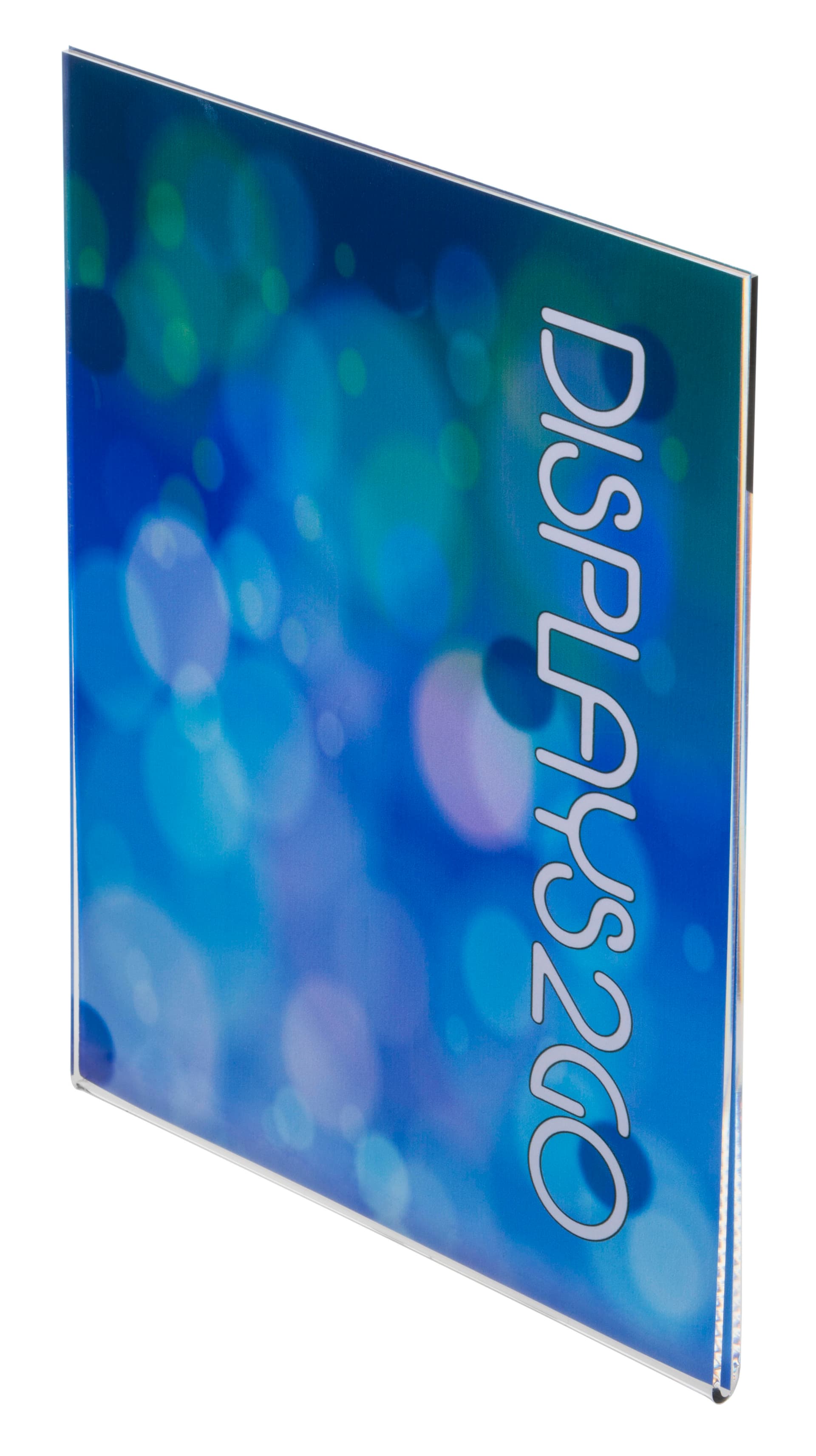Acrylic Sign Frame with Hook And Loop Fasteners