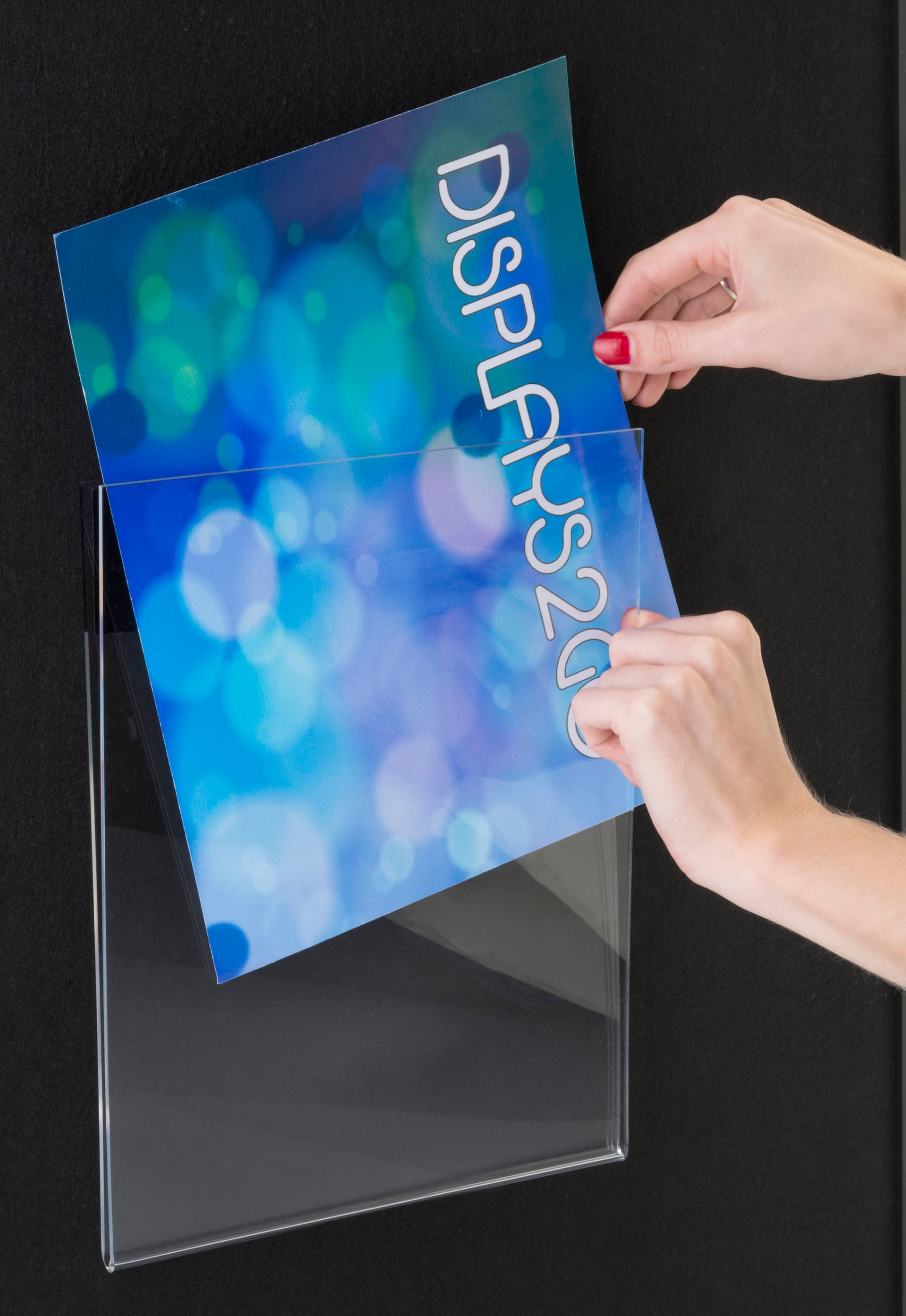 Acrylic Sign Frame for 8.5" x 11" Visuals