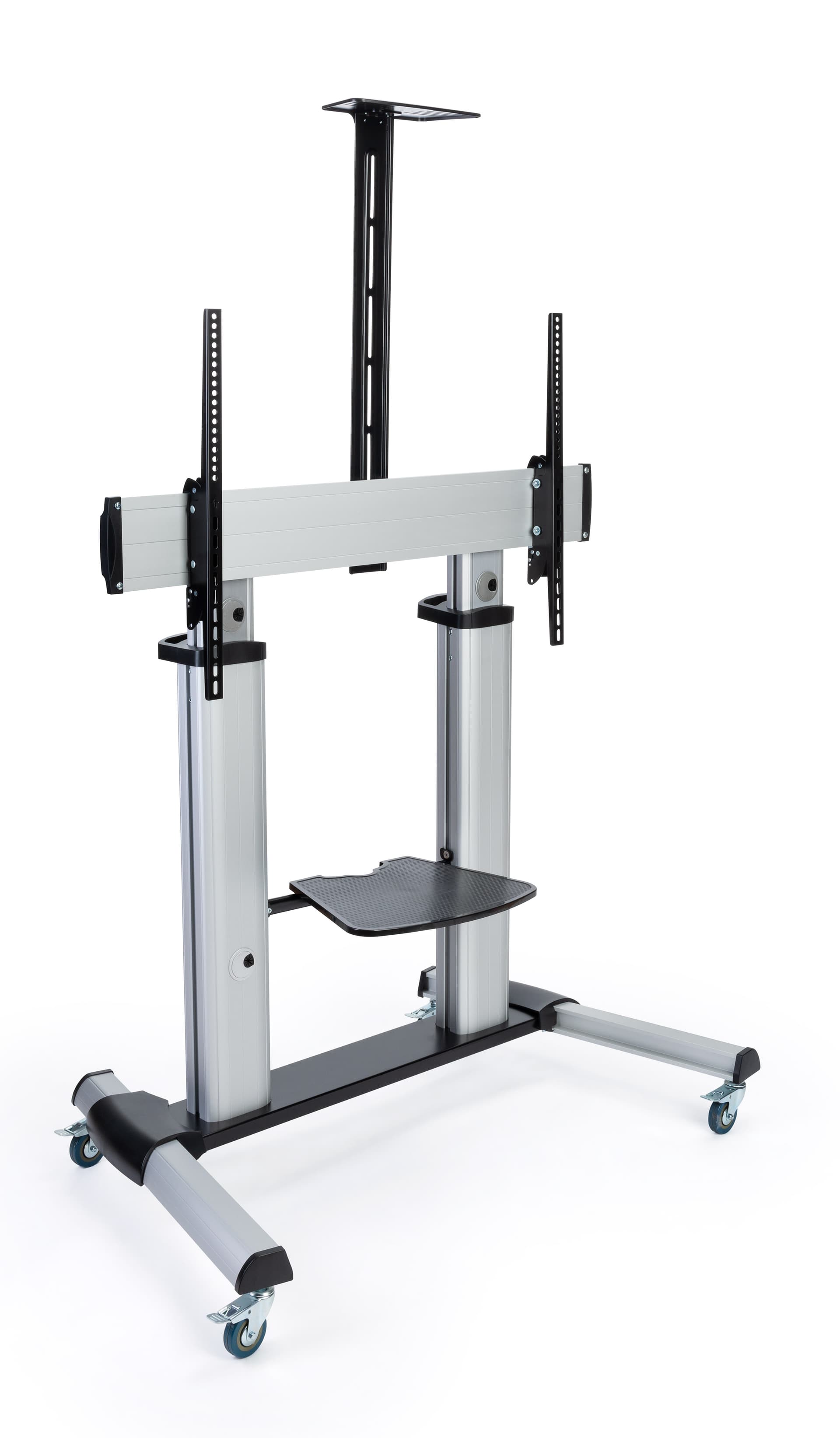 Heavy Duty 80" TV Display with wheels and adjustable height 