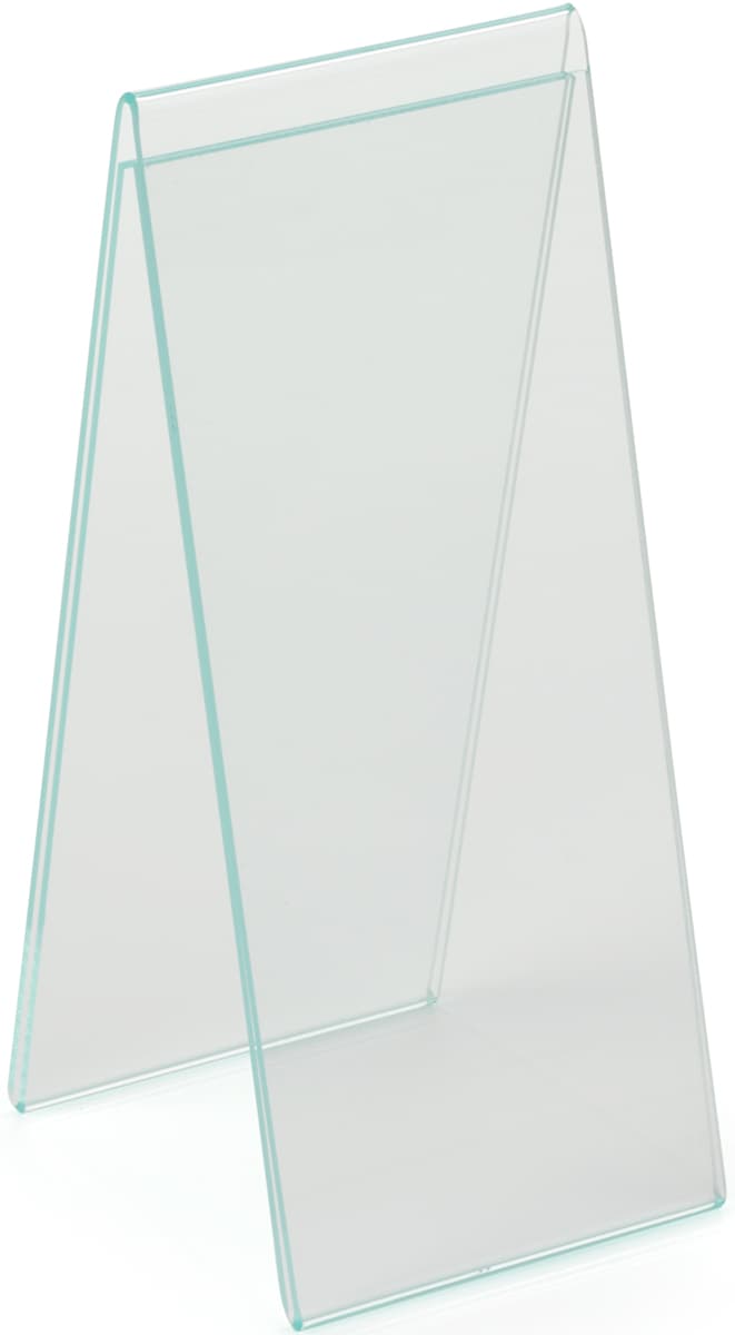 4.25" x 11" Acrylic Table Tent for Countertop Use
