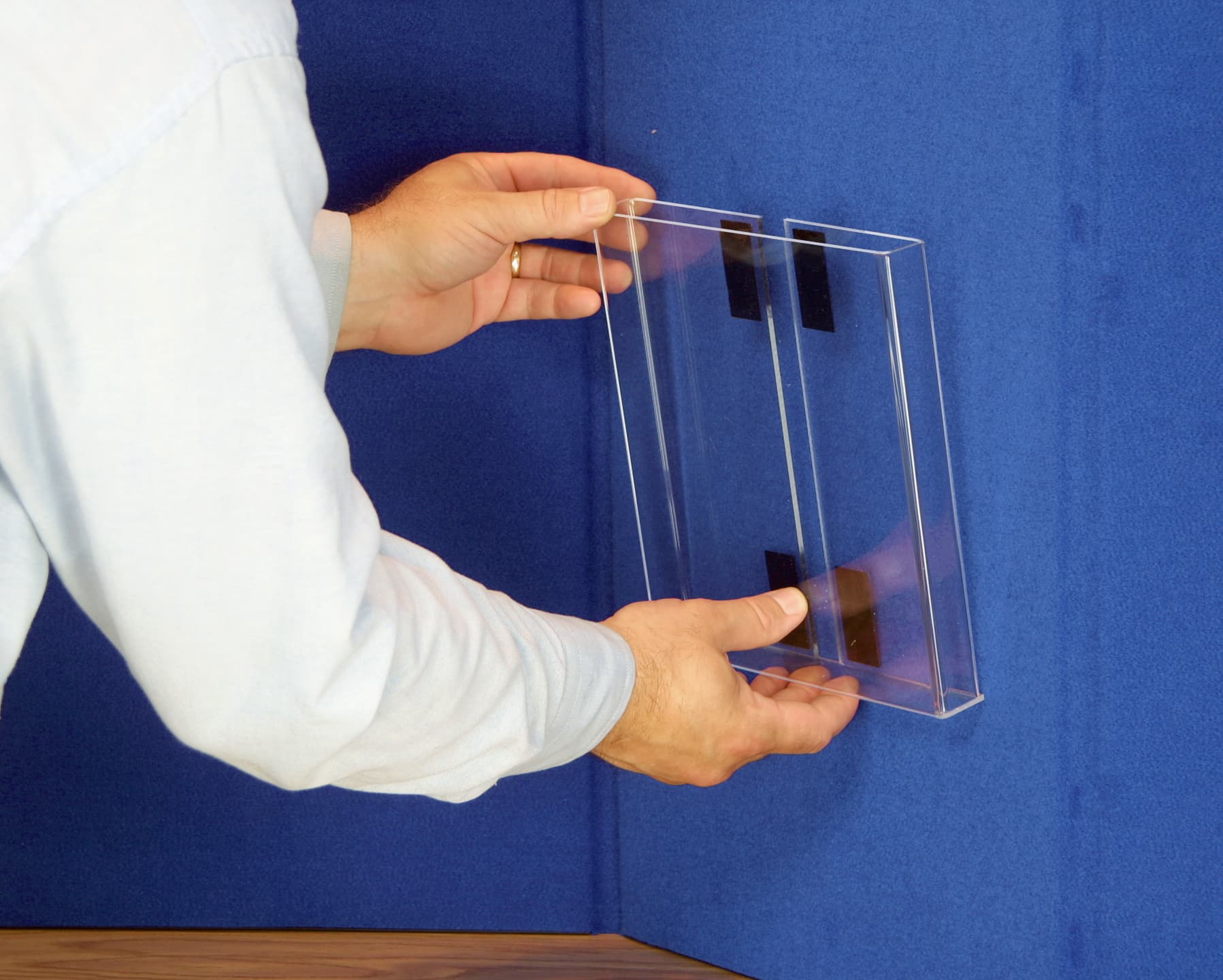 Hook and Loop Tabletop Display Board