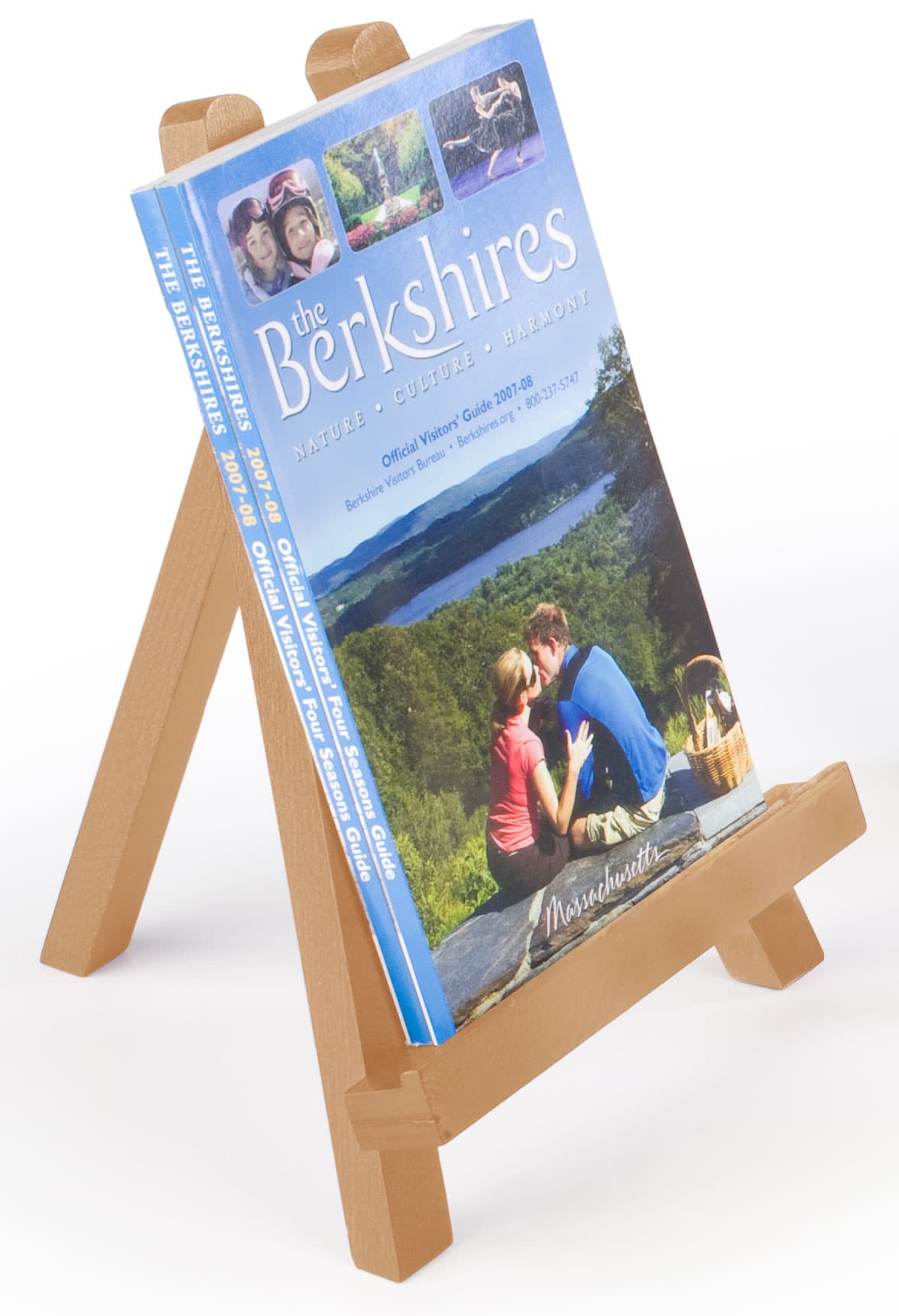 Tabletop Easel With A Natural Finish