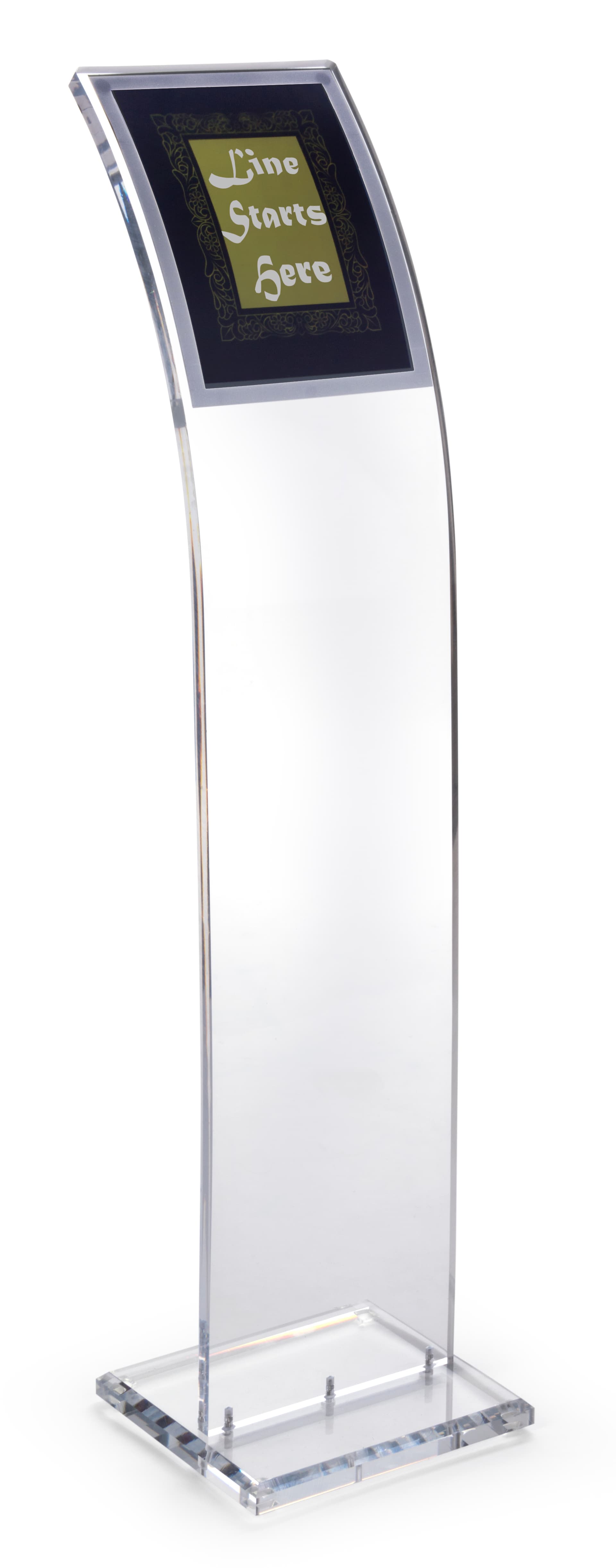 Curved Acrylic Stands