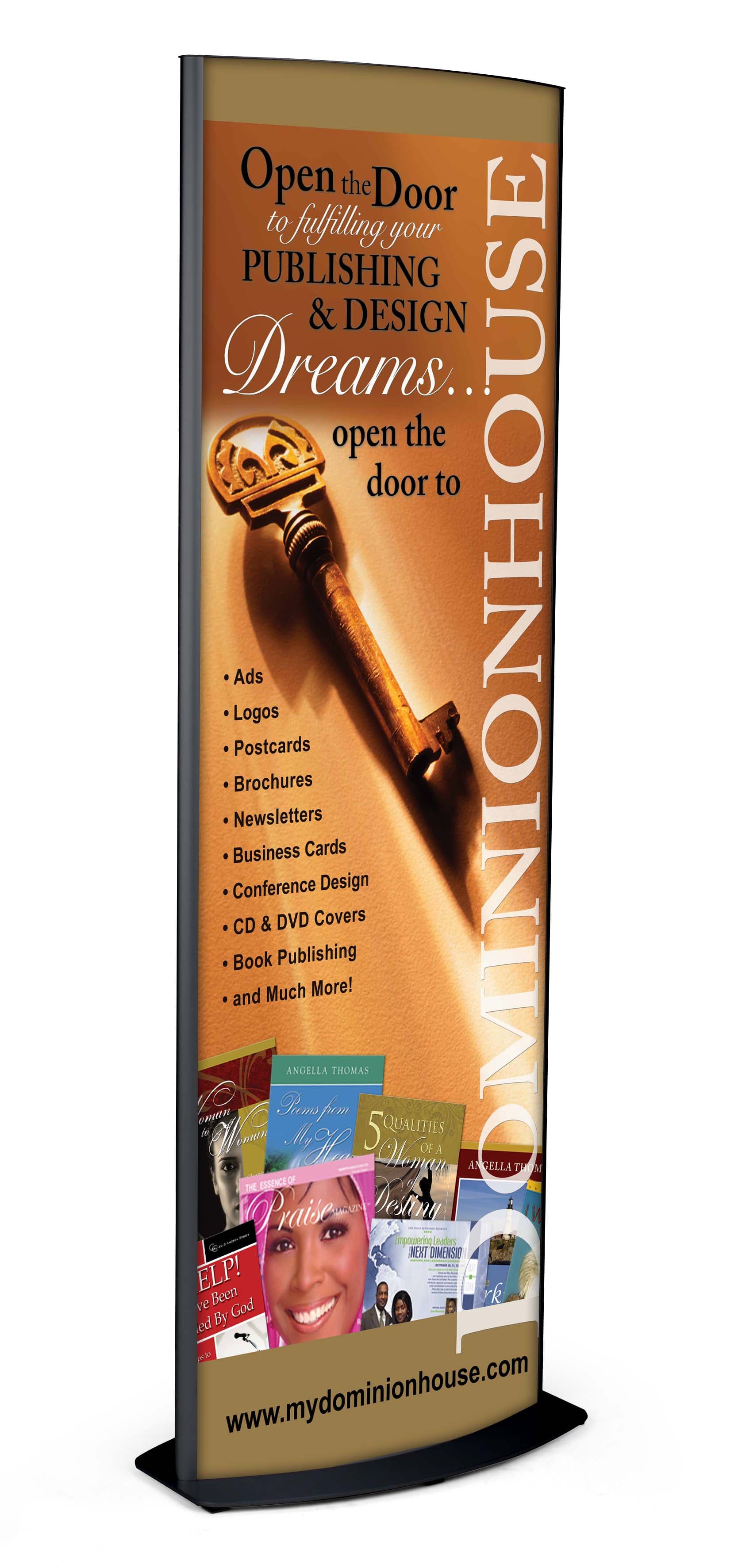 double-sided advertisement display