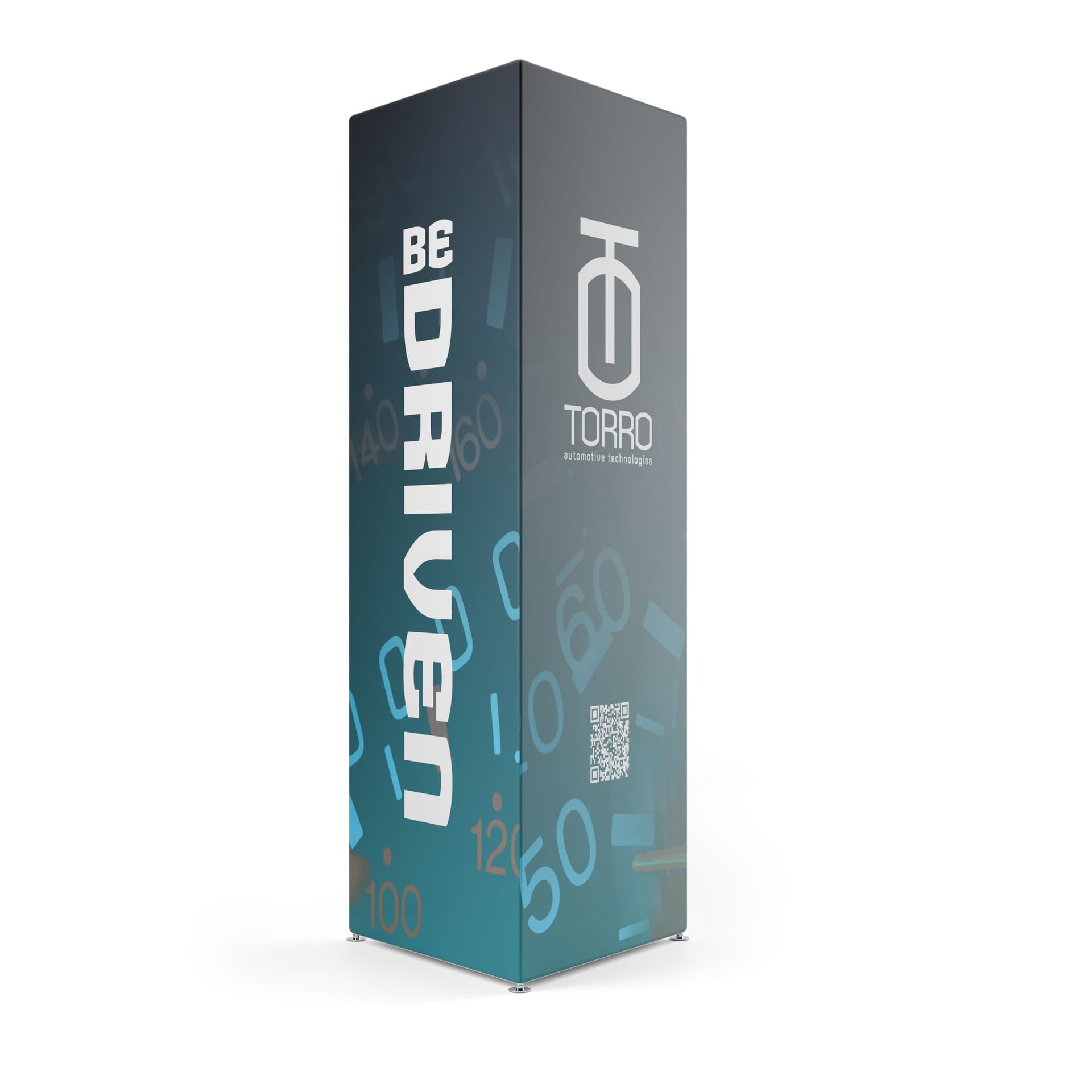 extra tall trade show display tower 