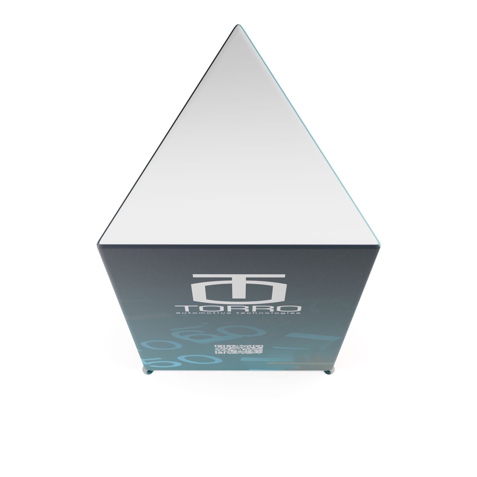 triangular trade show display tower 