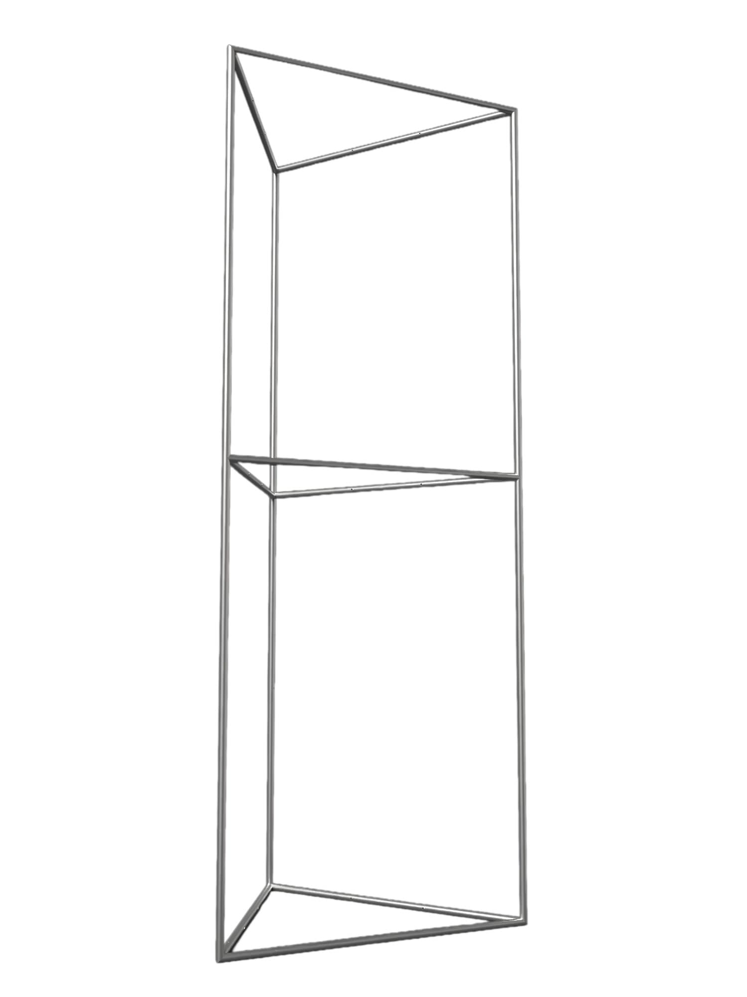 trade show display tower with lightweight frame