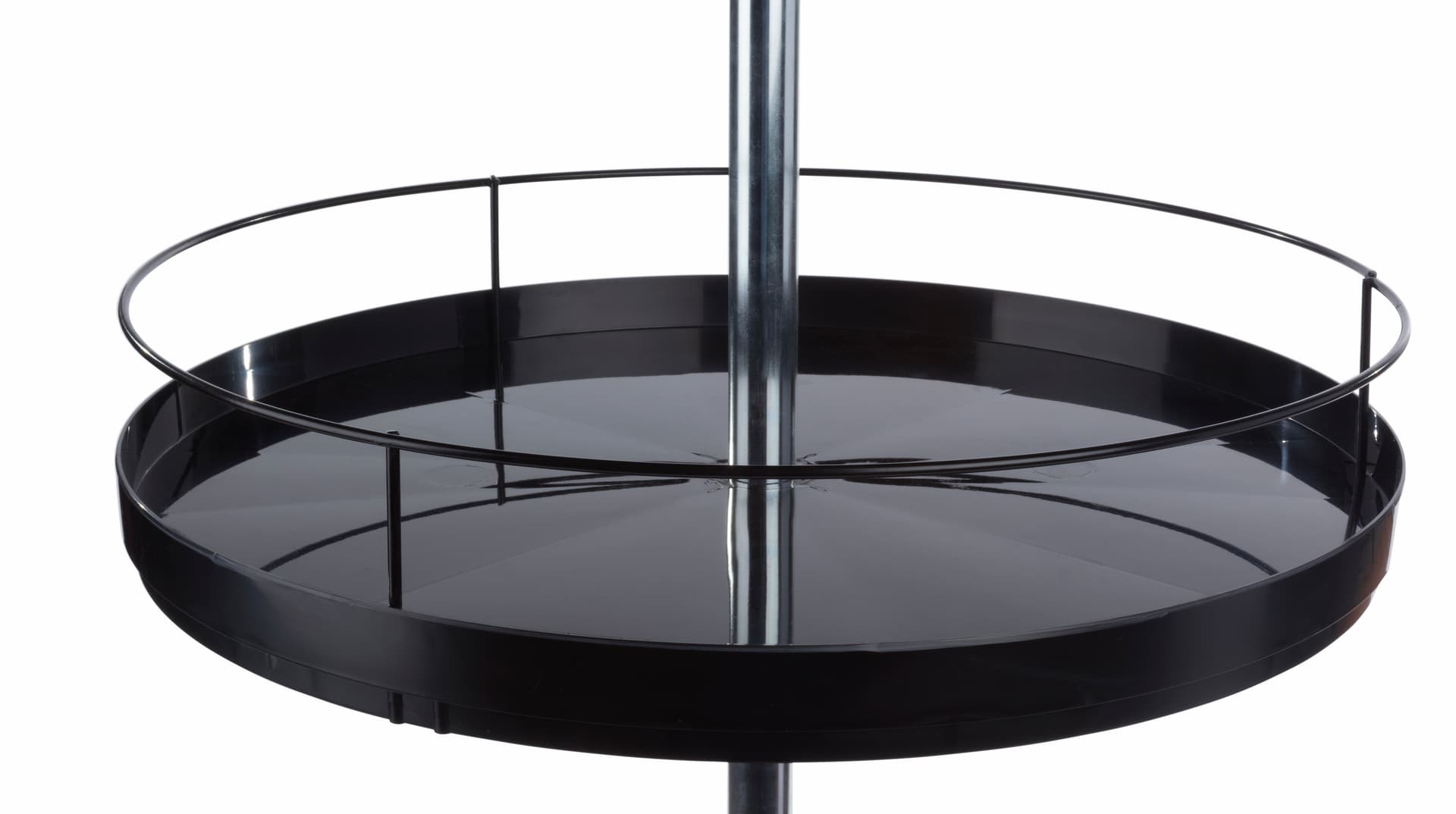 Spinning Tray Display Stand with Adjustable Tiers