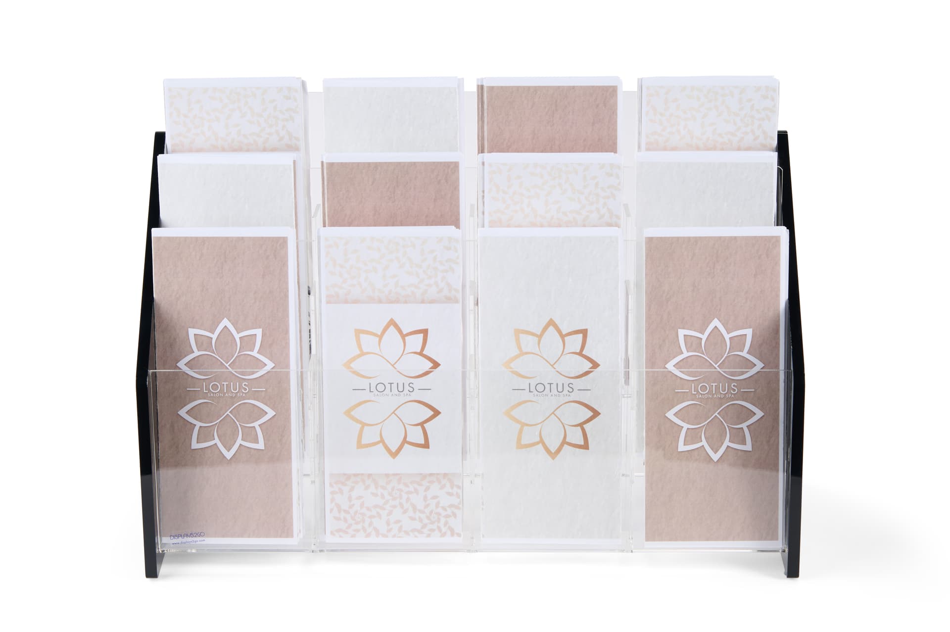 Leaflet holder with modern design
