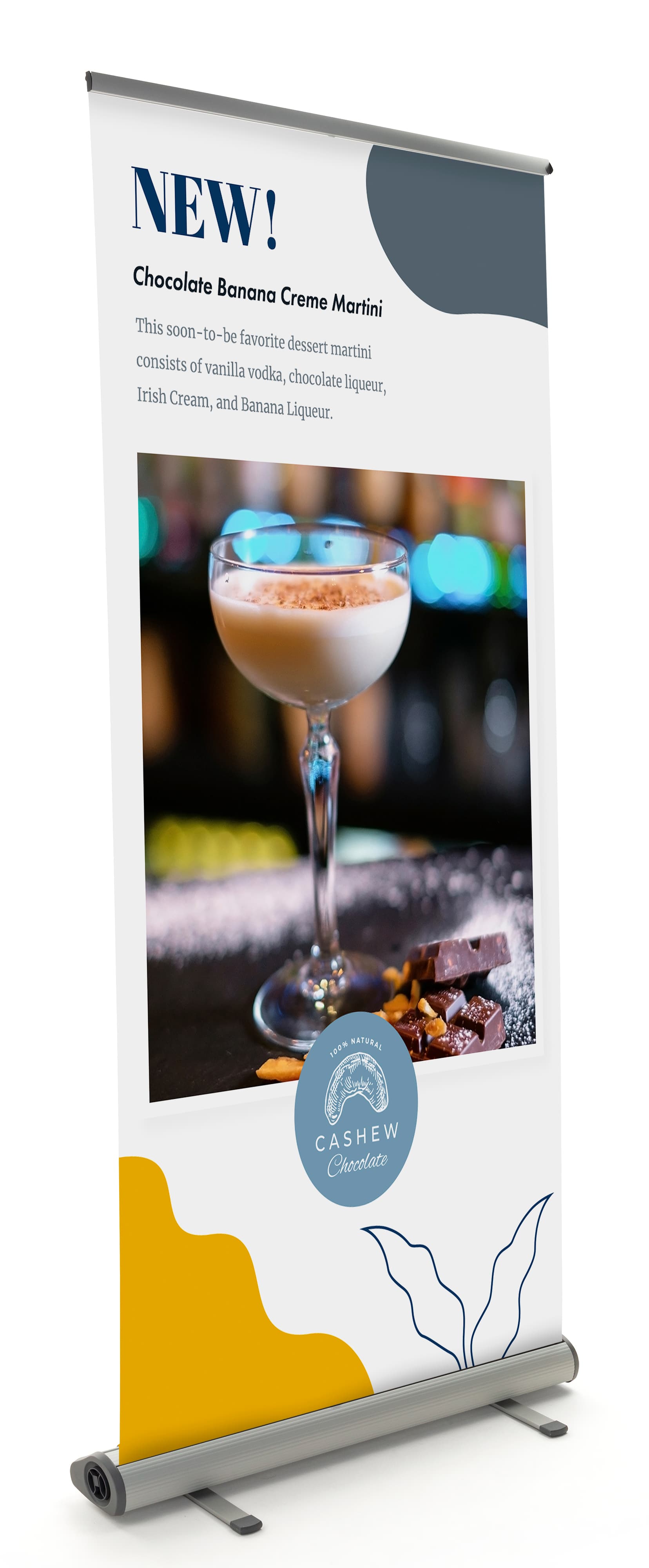 39 inch roll up banner