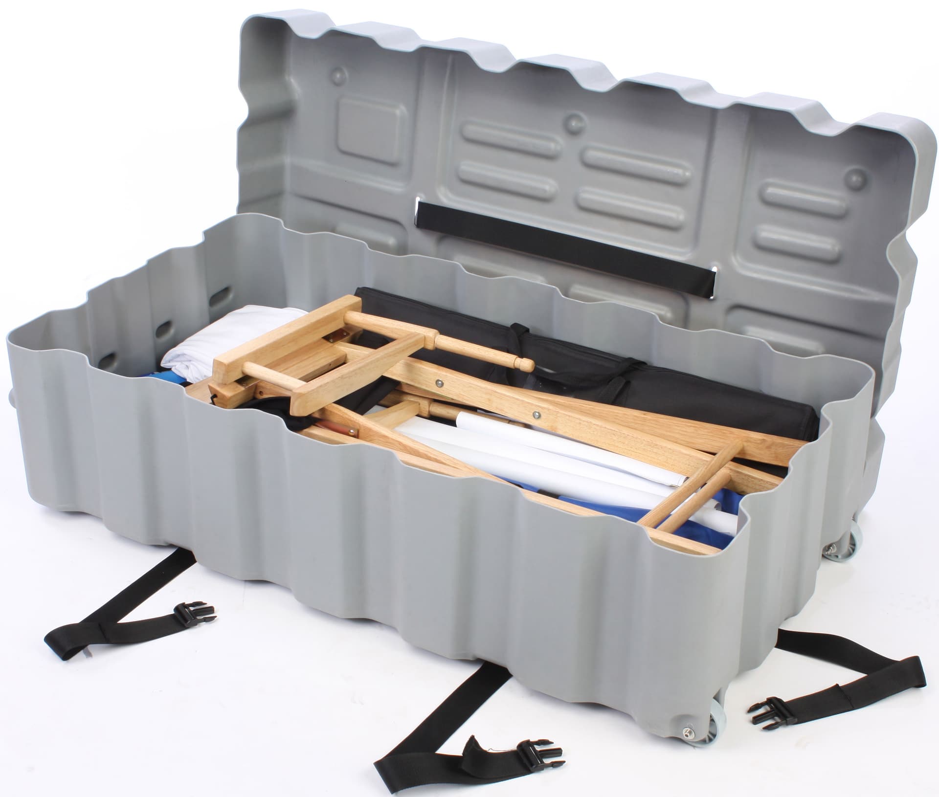 Gray Trade Show Display Cases