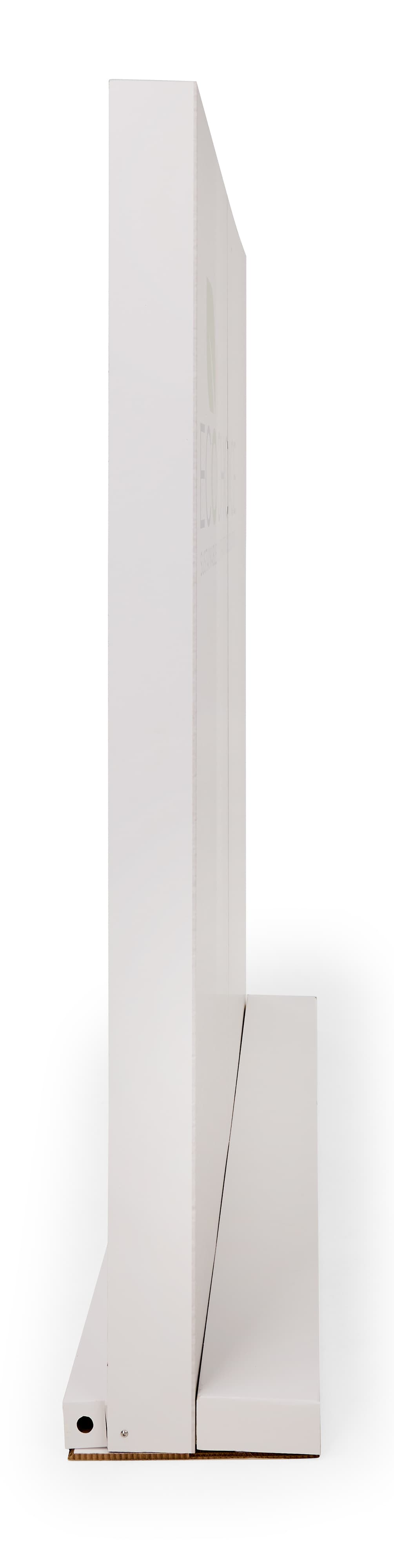 Eco-friendly booth backwall with durable high-crush strength kraft core
