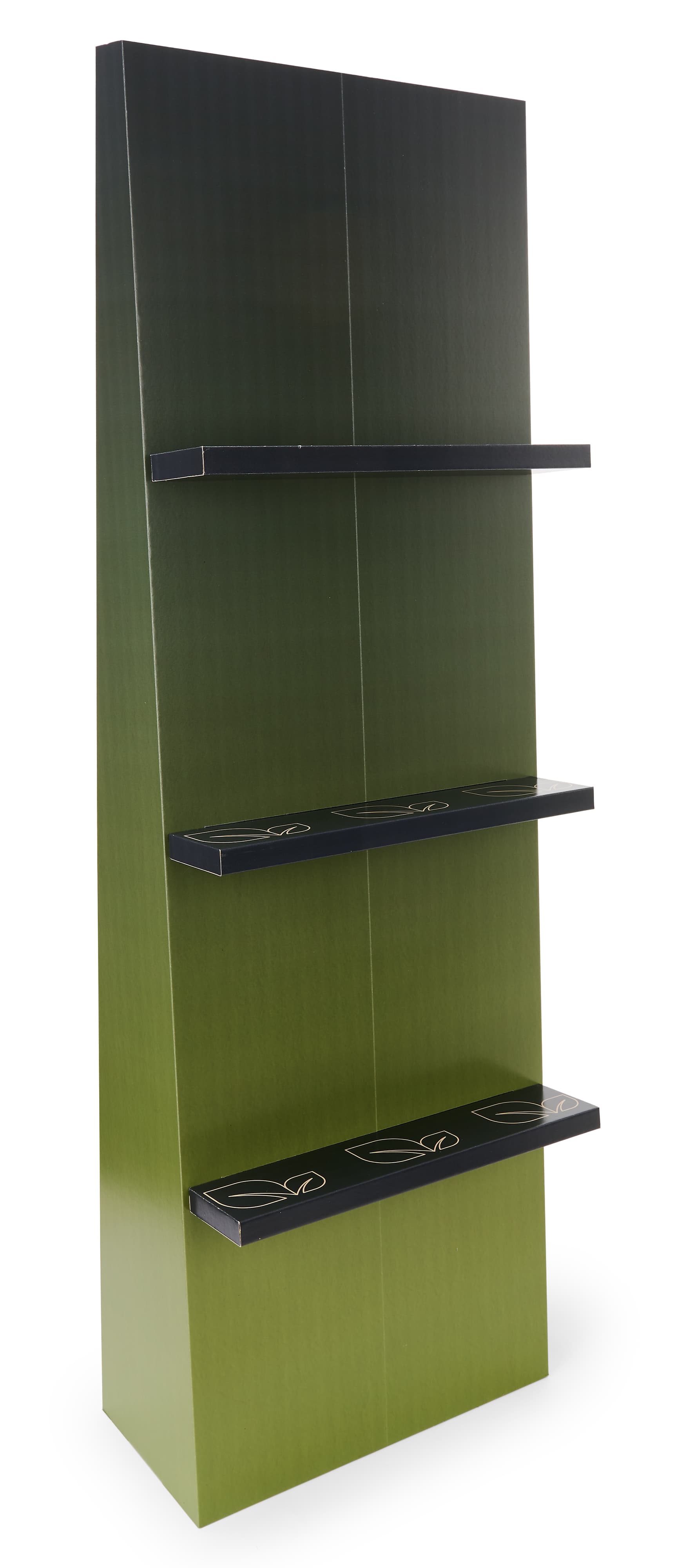 Personalized eco-friendly shelf stand with three shelves