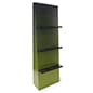 24"w Eco-Friendly Shelving Display with 3 Tiers, Custom Printing, Recycled, Portable