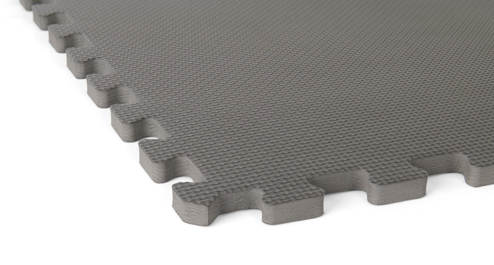 Interlocking foam flooring with a thickness of 3/8 inches