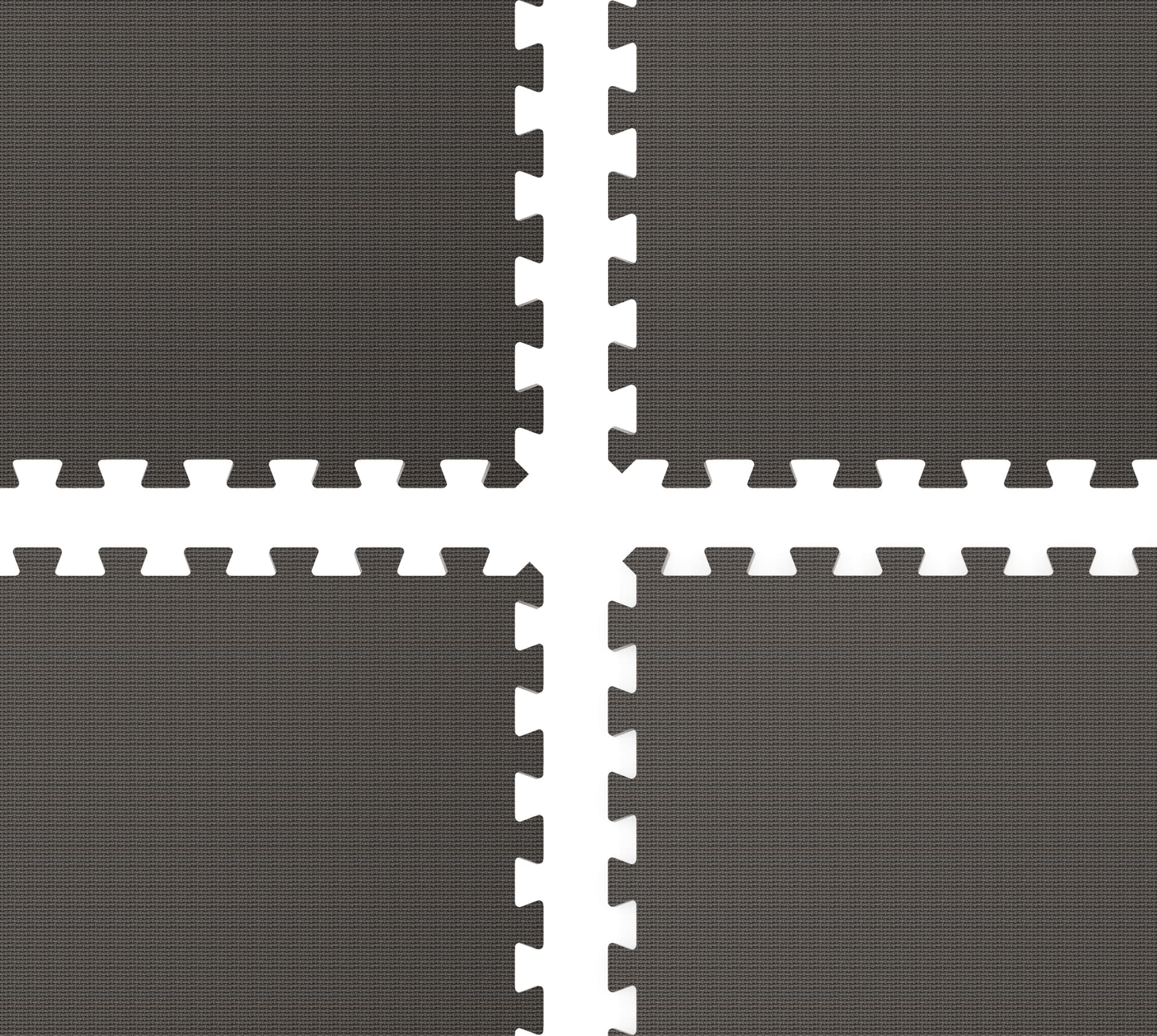 Interlocking foam flooring comes in a set of 25 tiles