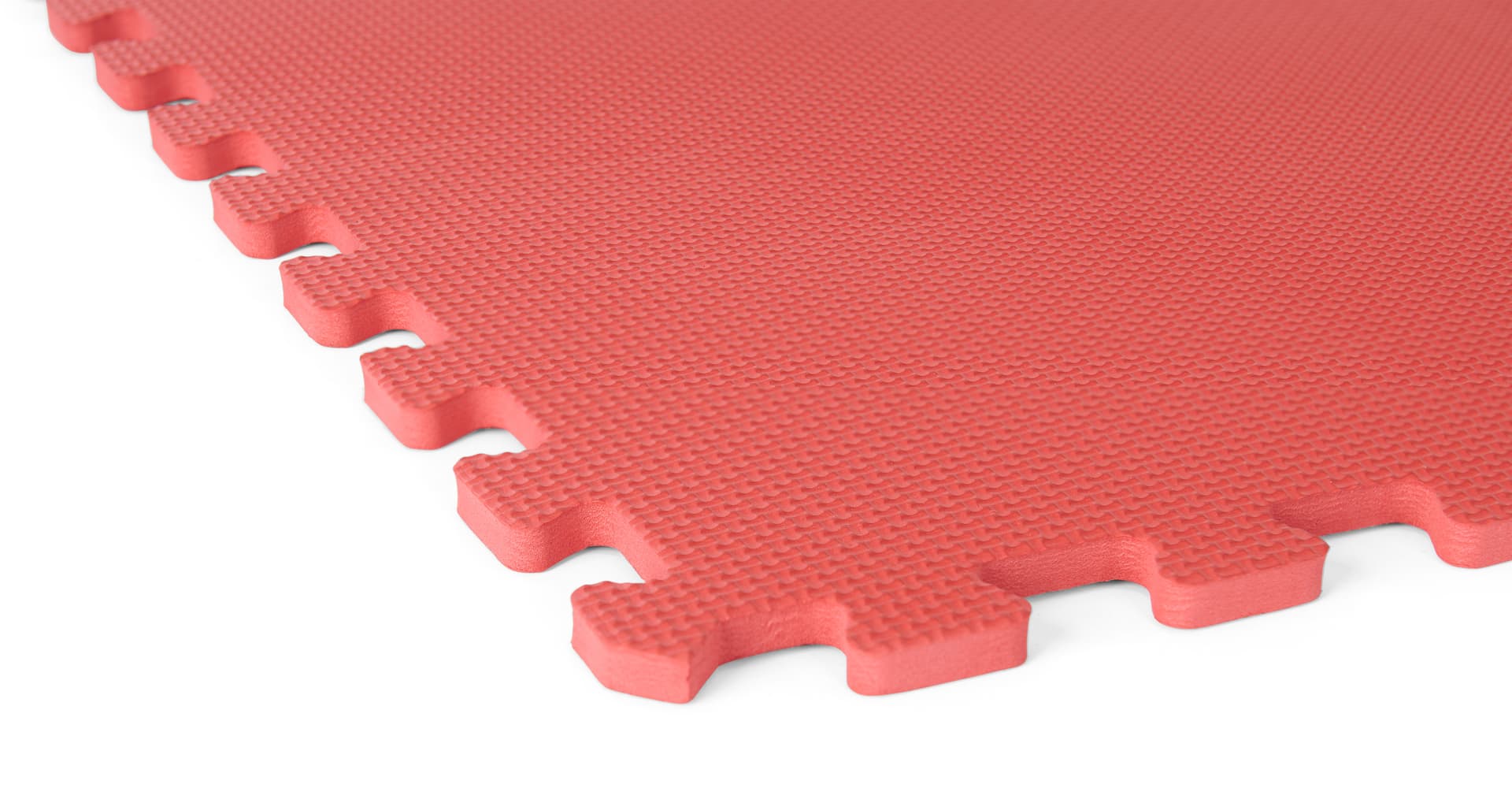 Interlocking foam flooring with a thickness of 3/8 inches