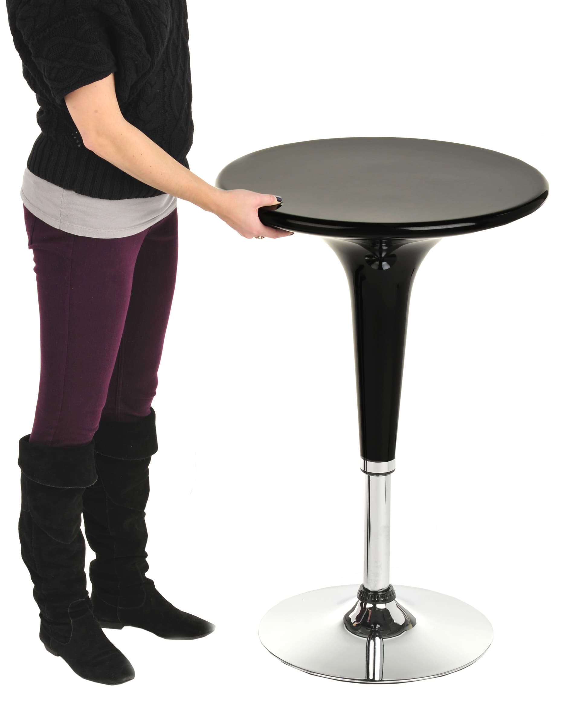 Bar Lounge Chair and Table Set, Pneumatic Lifts