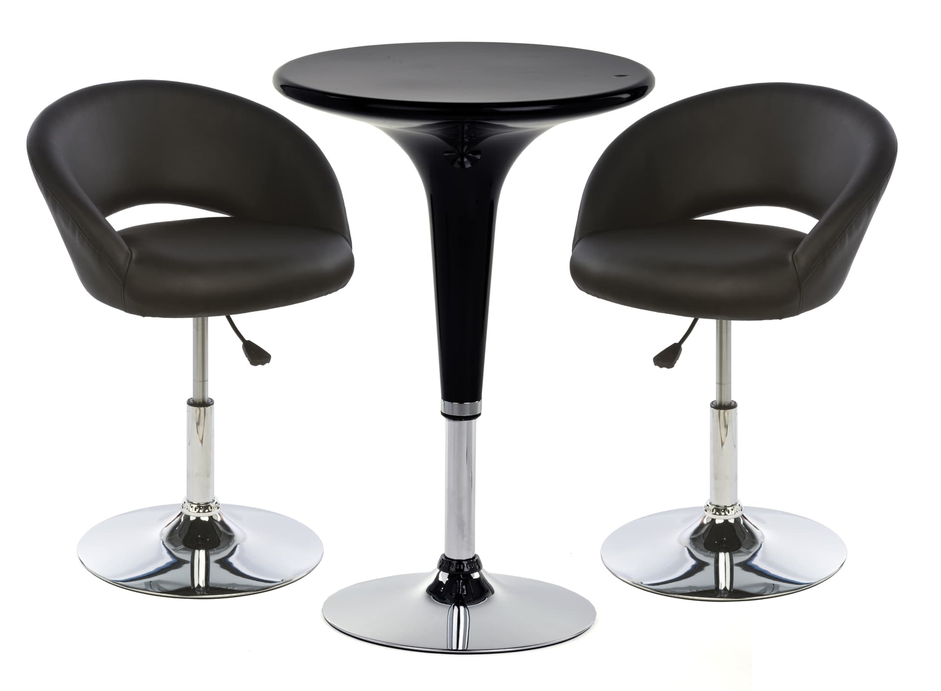Bar Lounge Chair and Table Set, Rotating Pieces