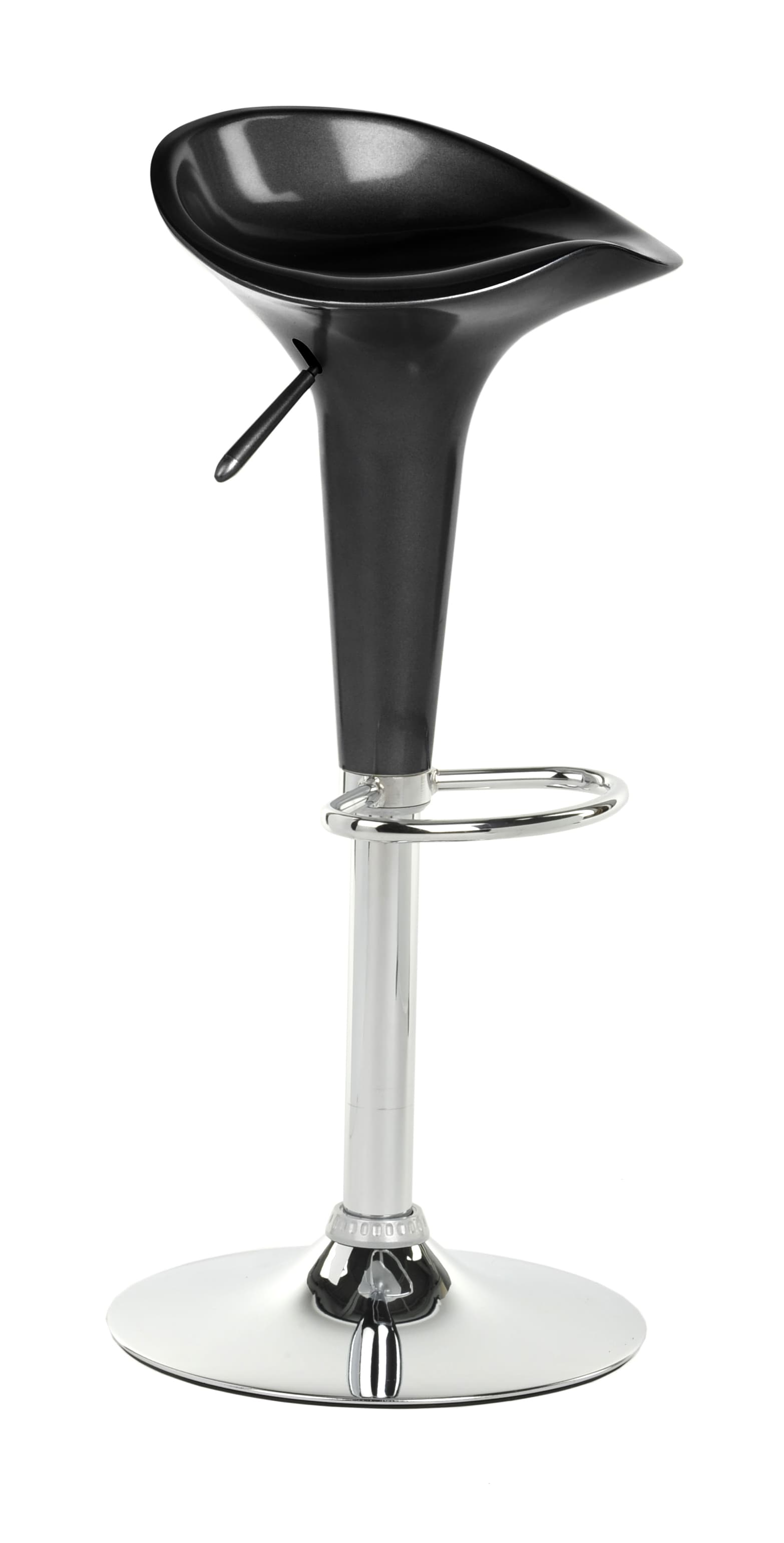 Black Trade Show Table & Stool Set, Ergonomic Design