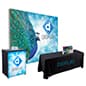 10x10 Trade Show Booth Kit w/ Table, Counter, Literature Holder, SEG Backdrop