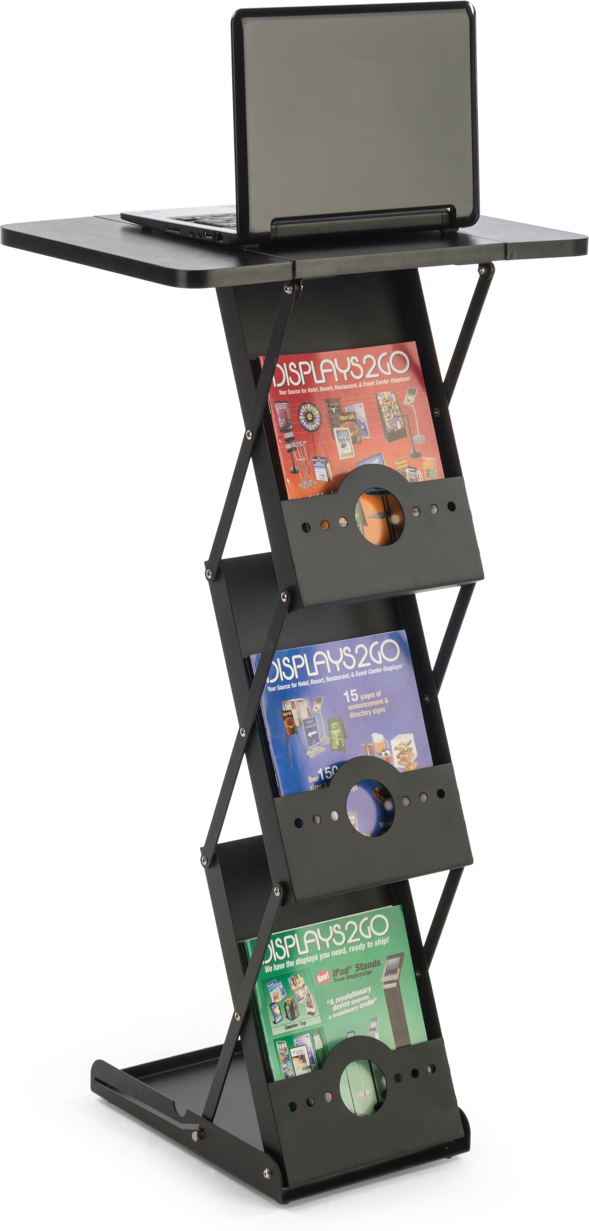 Tabletop Folding Literature Counter
