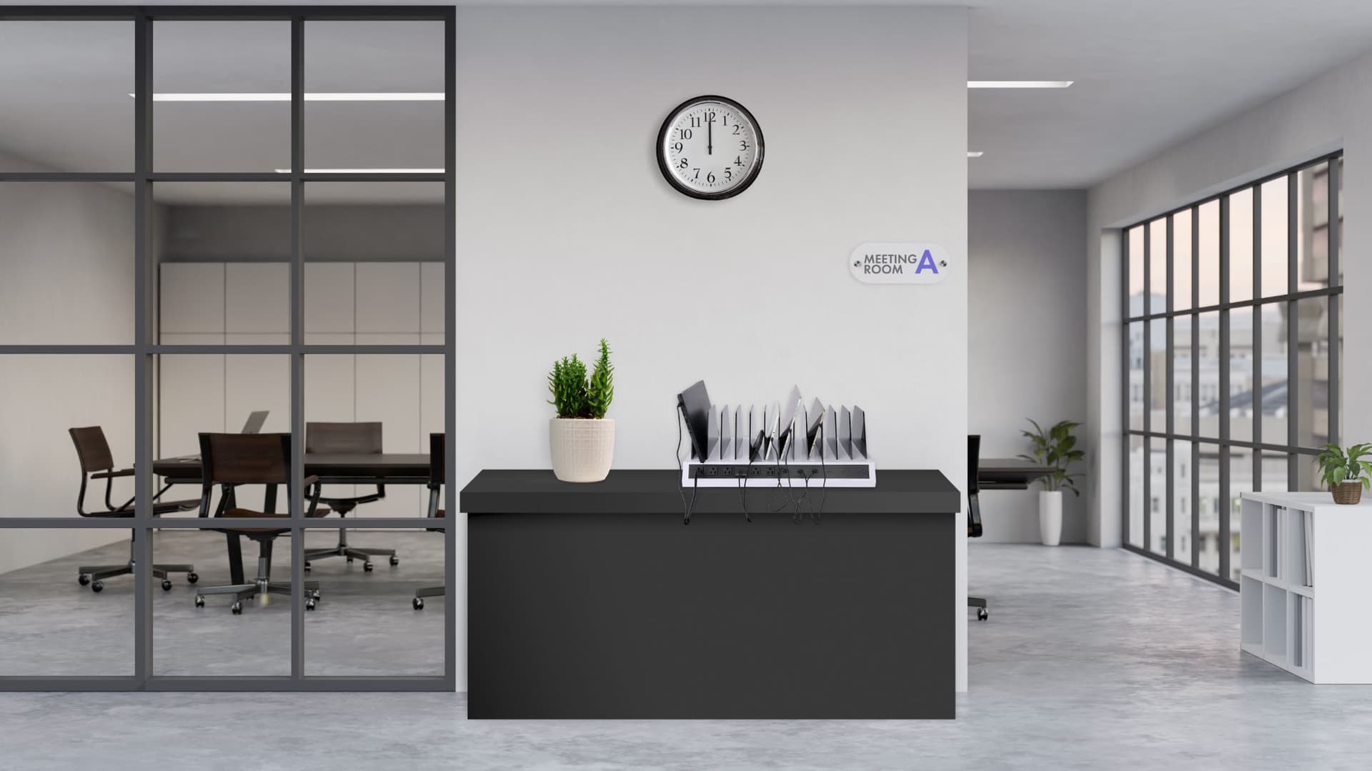 Tabeltop charging station with modern design