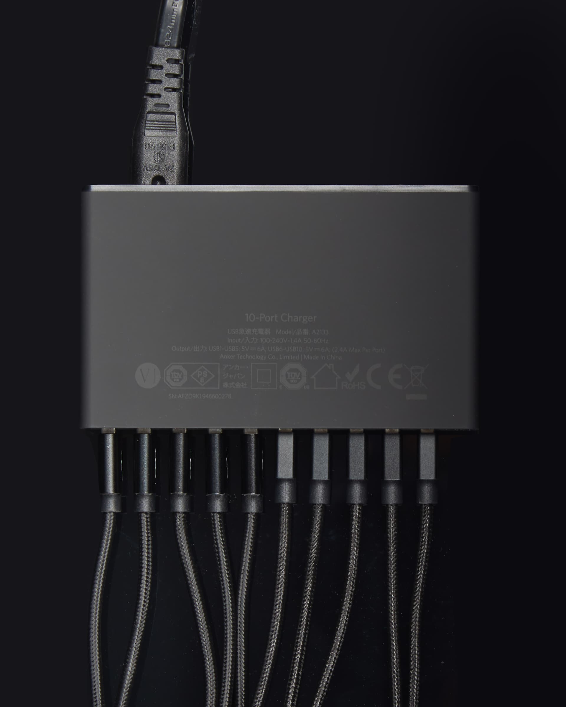 10 port charger