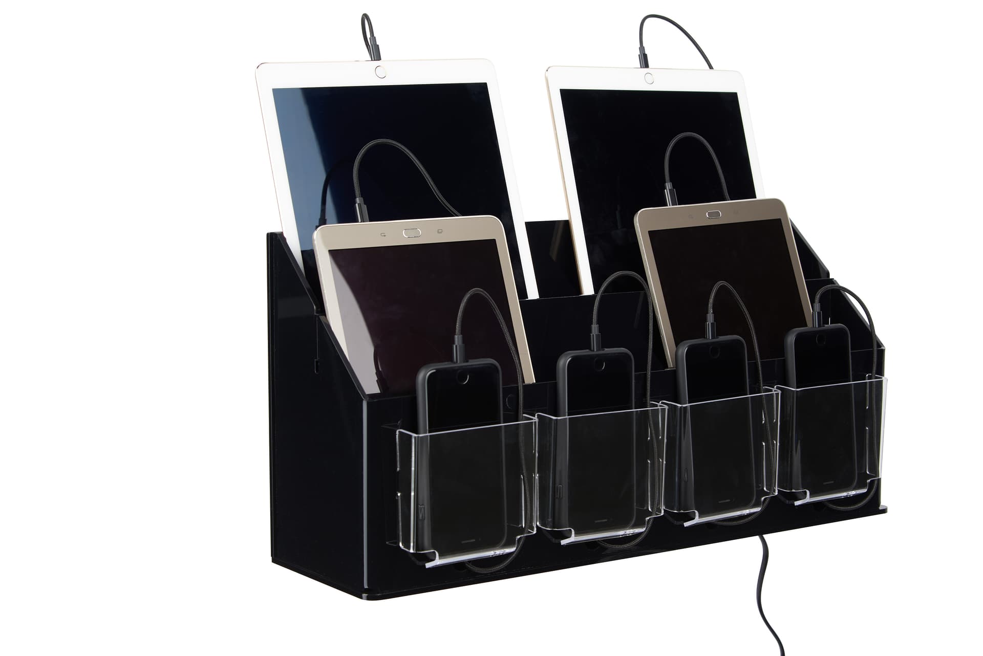 Charging unit can accommodate 10 devices
